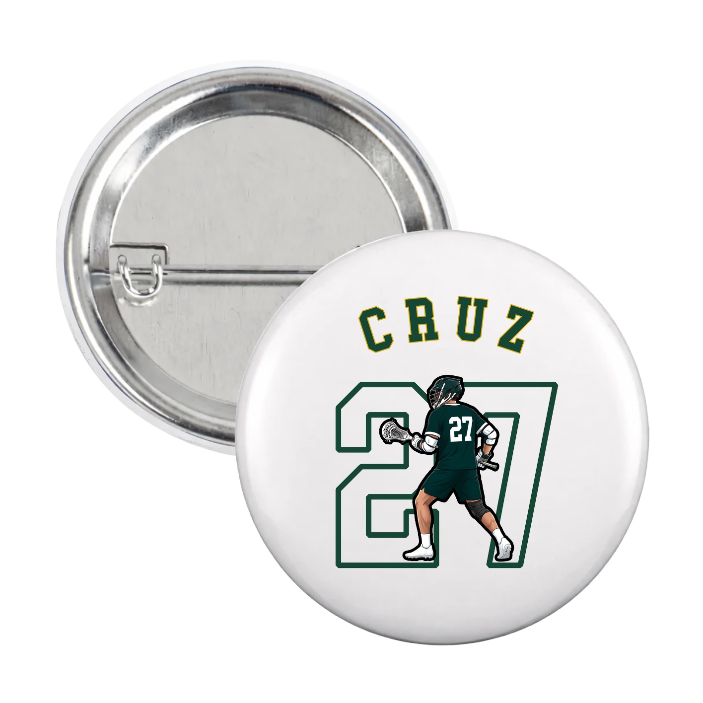 Game Day Button — Shirsey Arch in White