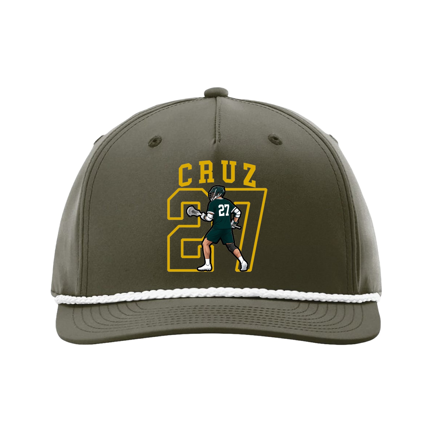 Five-Panel Classic Rope Cap — Shirsey in Green