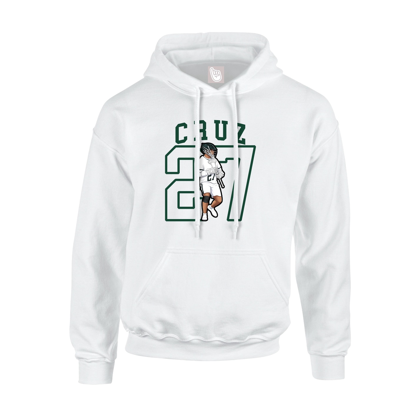 Hoodie — Shirsey in White