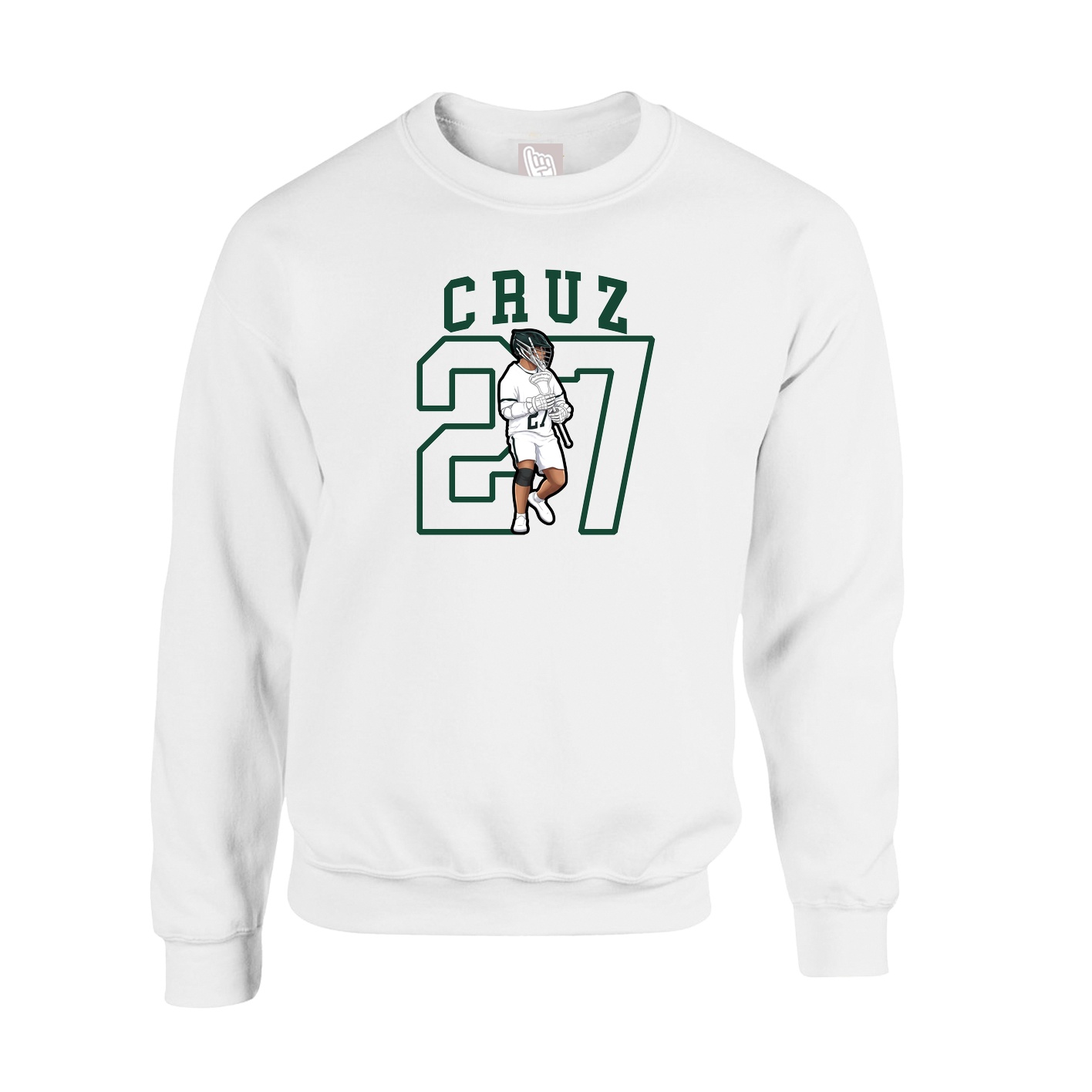 Fleece Crew — Shirsey in White