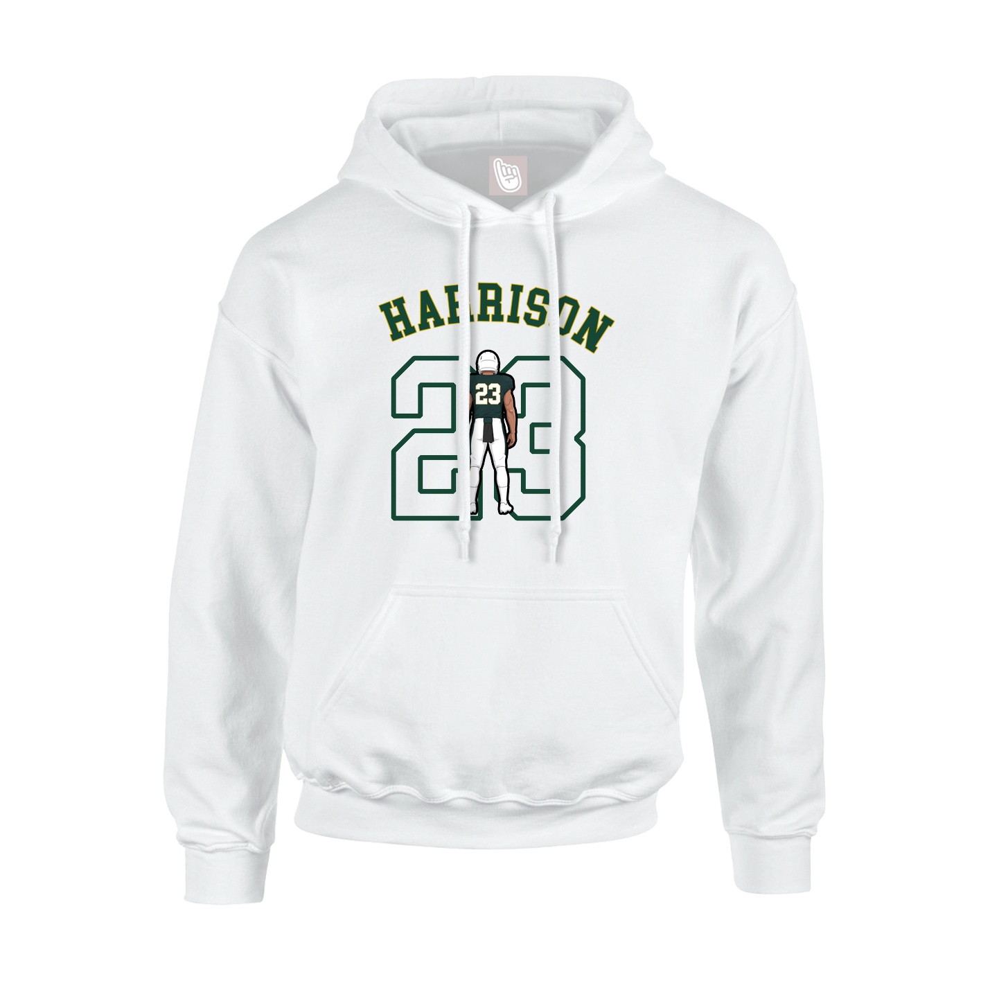 Hoodie — Shirsey Arch in White