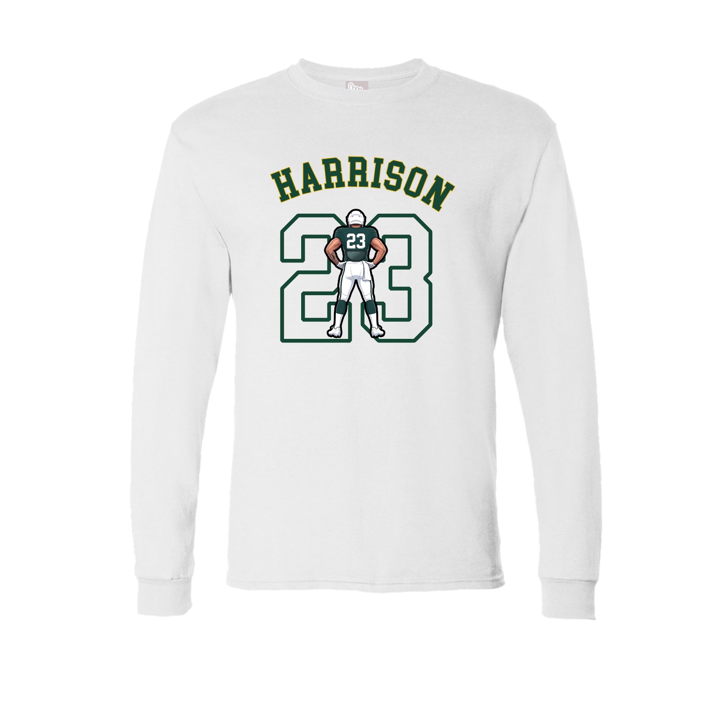 Long Sleeve Tee — Shirsey Arch in White
