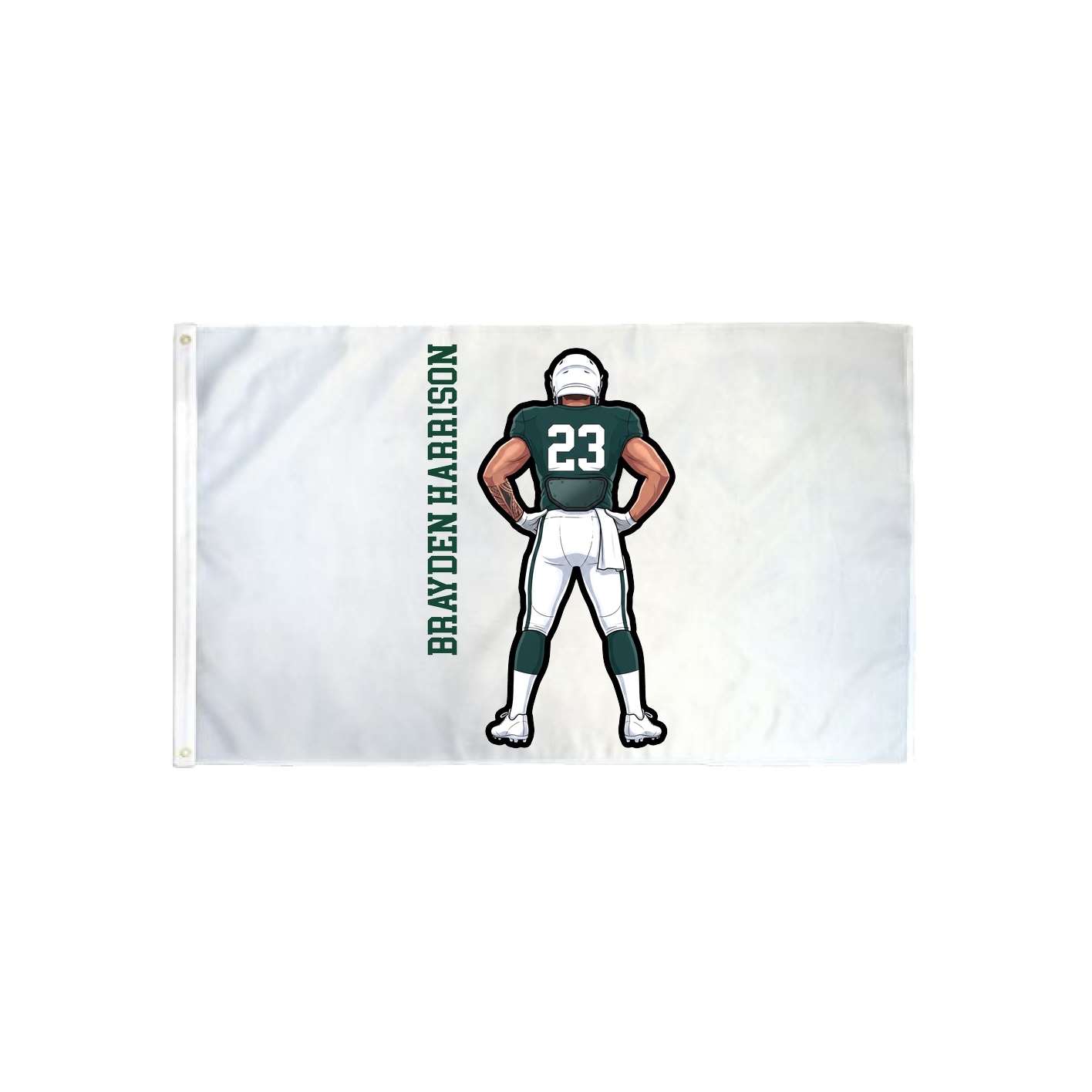 3x5 Flag — Name Vertical in Classic