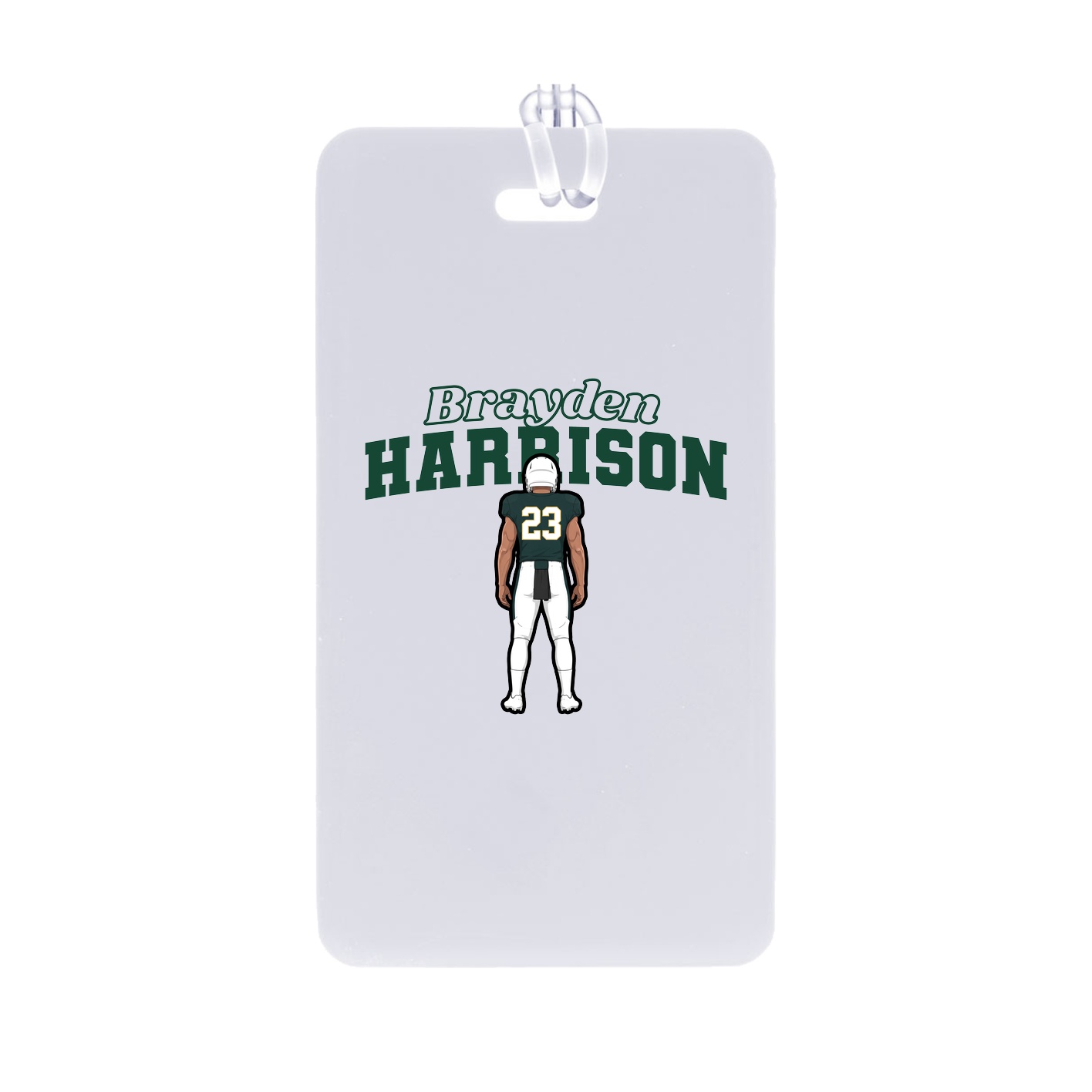 Bag Tag — Name Arch in Classic