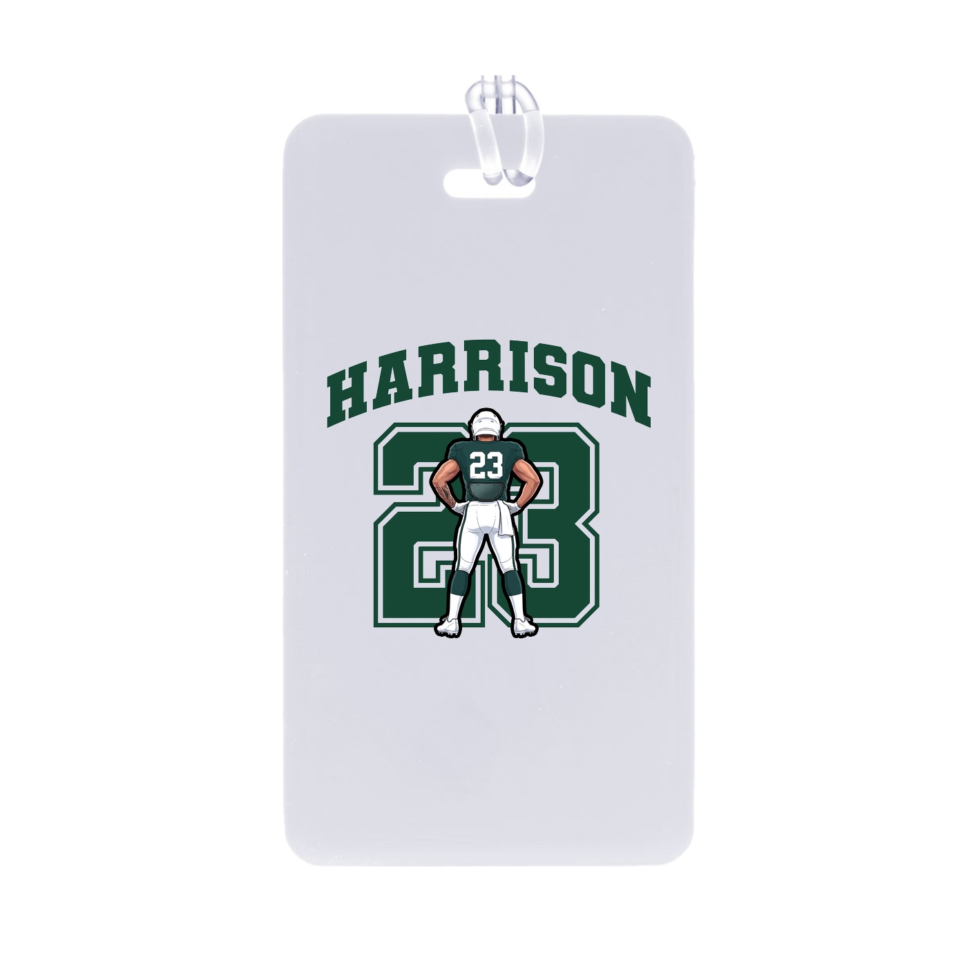 Bag Tag — Number in Classic