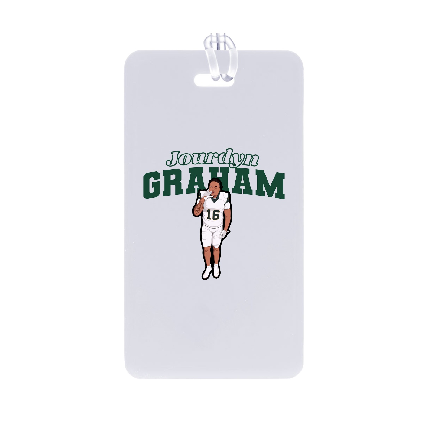 Bag Tag — Name Arch in Classic