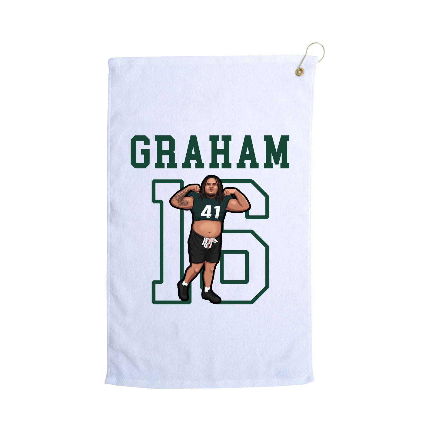 Golf Towel — Shirsey in White
