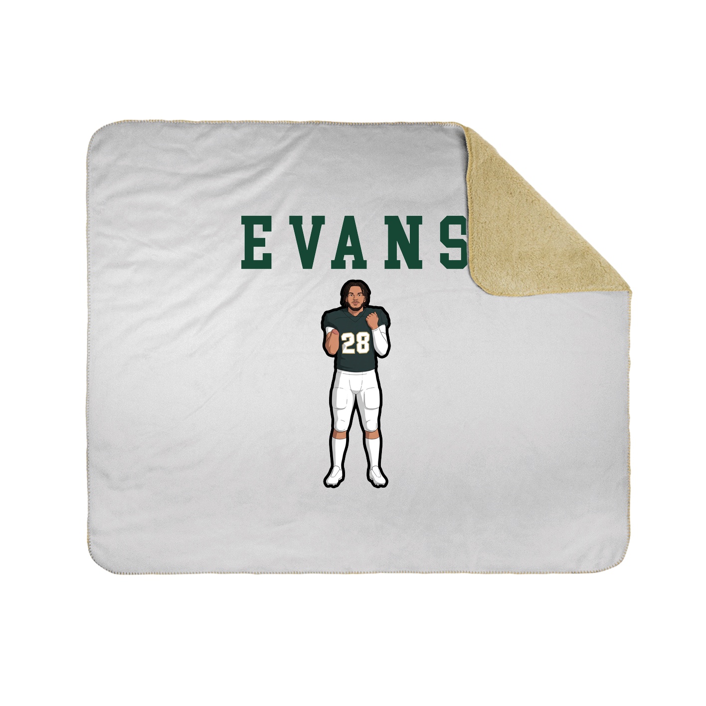 Throw Blanket — Shirsey in White