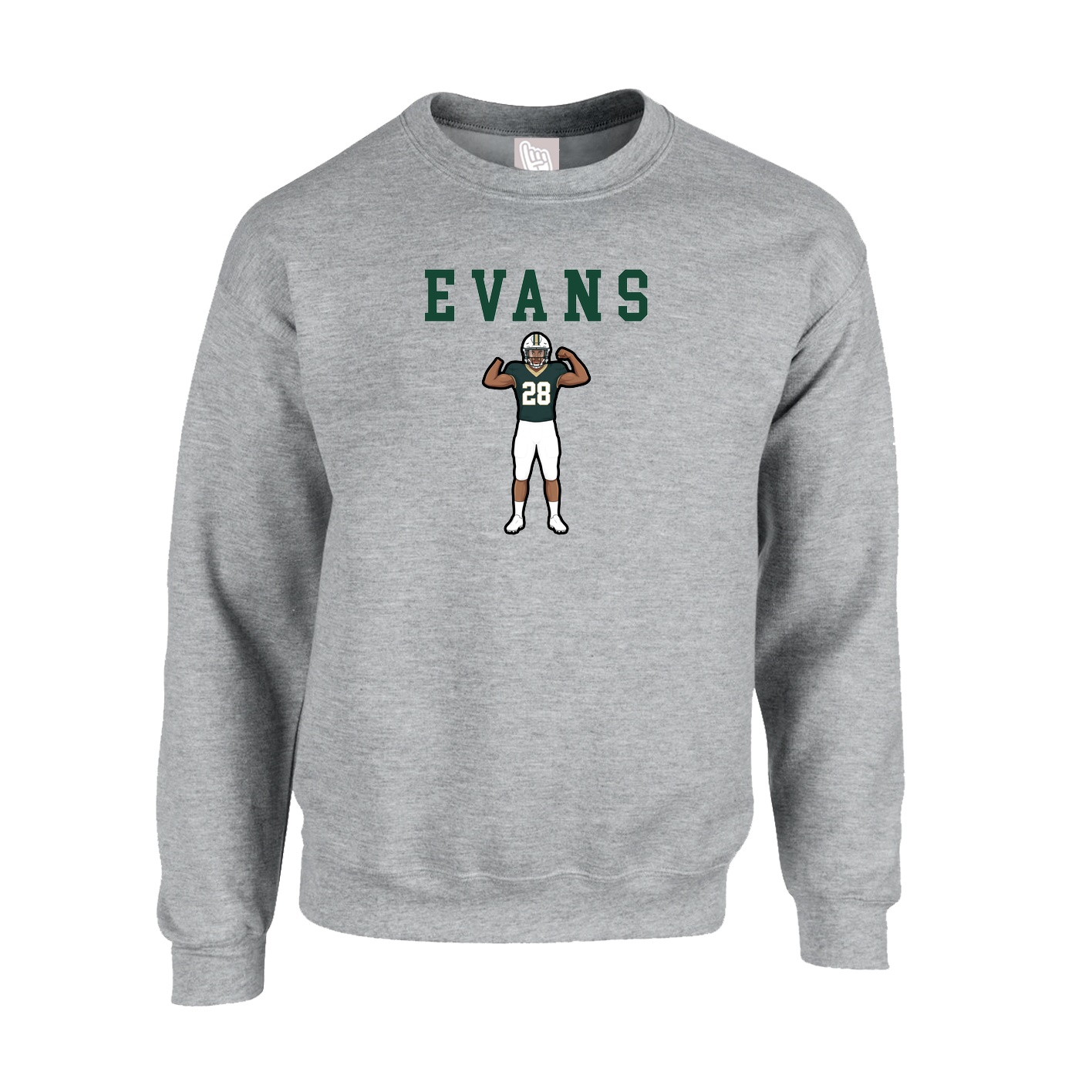 Fleece Crew — Shirsey in Grey