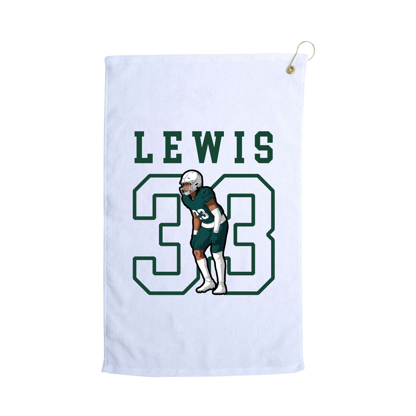 Golf Towel — Shirsey in White