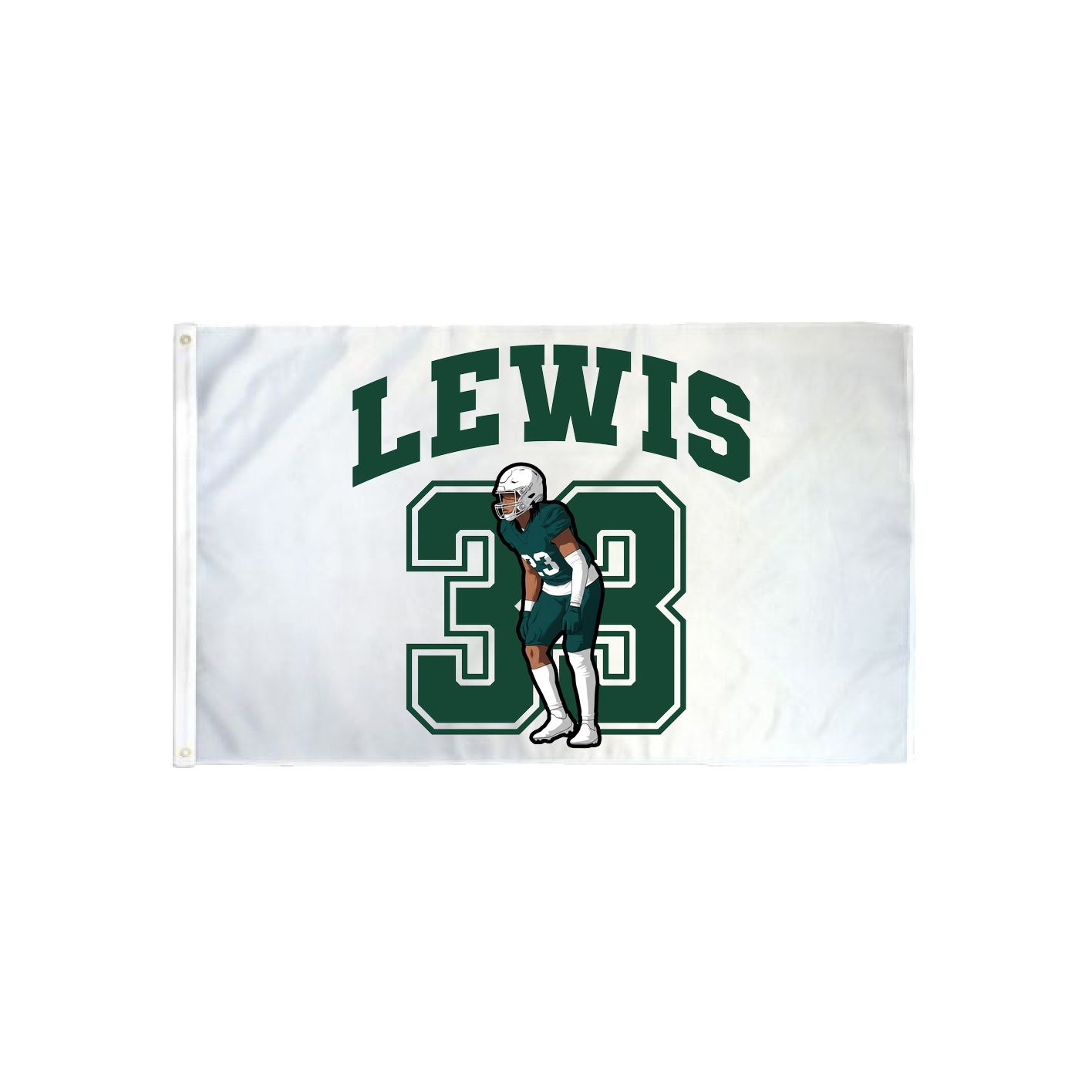 3x5 Flag — Number in Classic