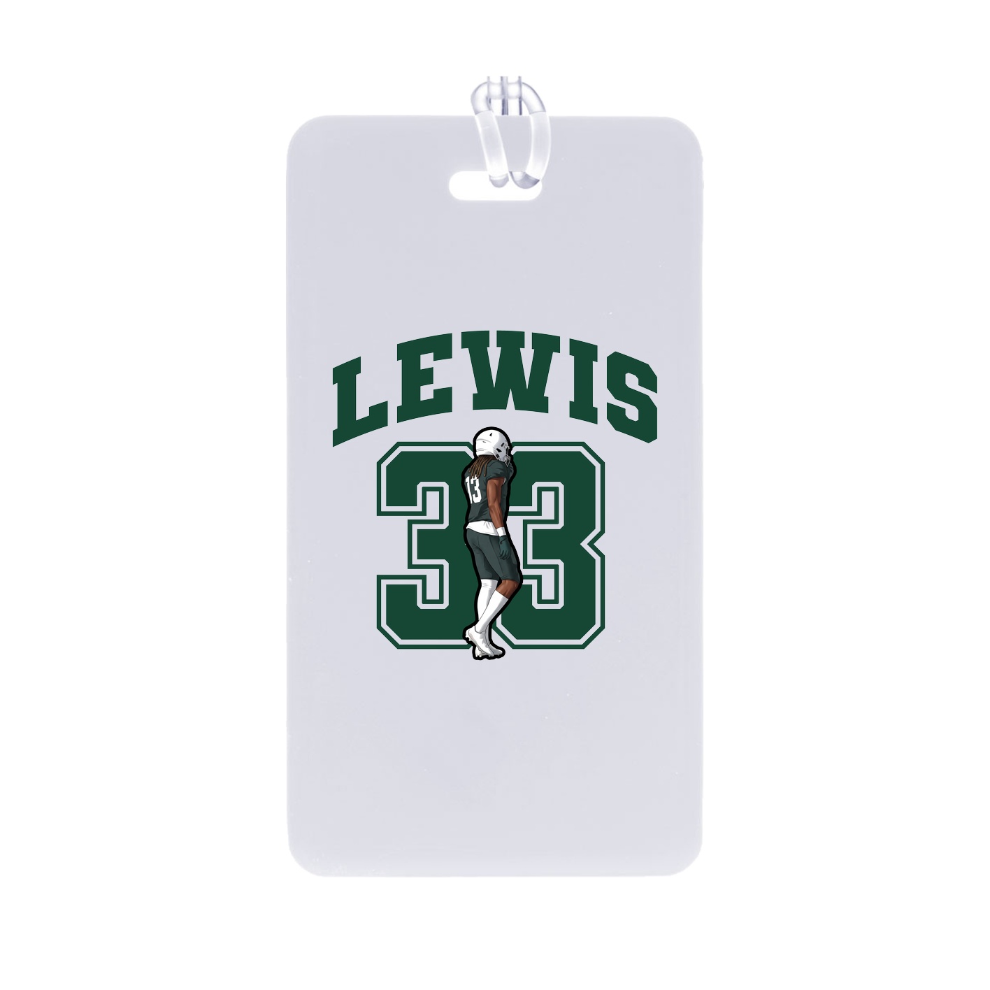 Bag Tag — Number in Classic