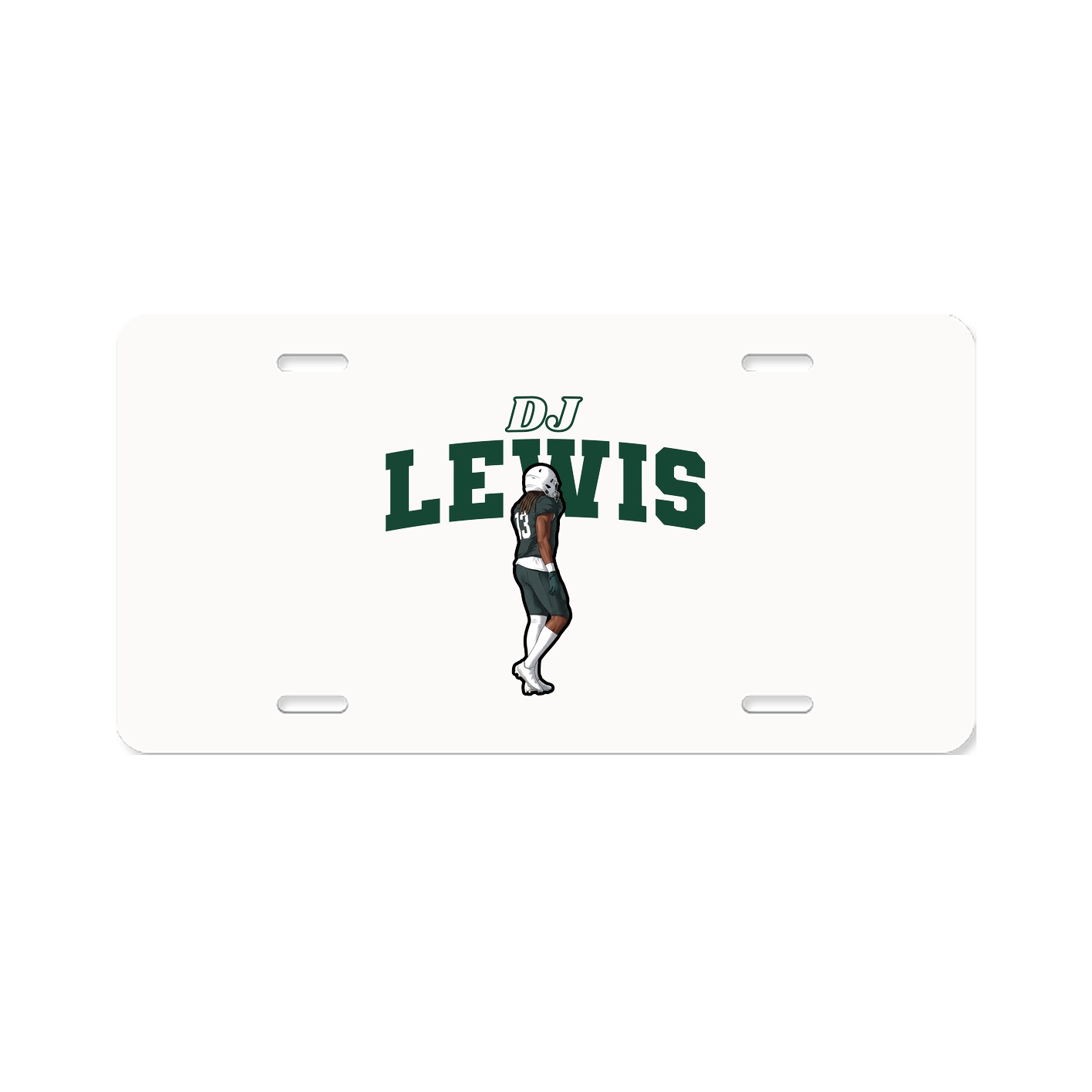 License Plate — Name Arch in Classic