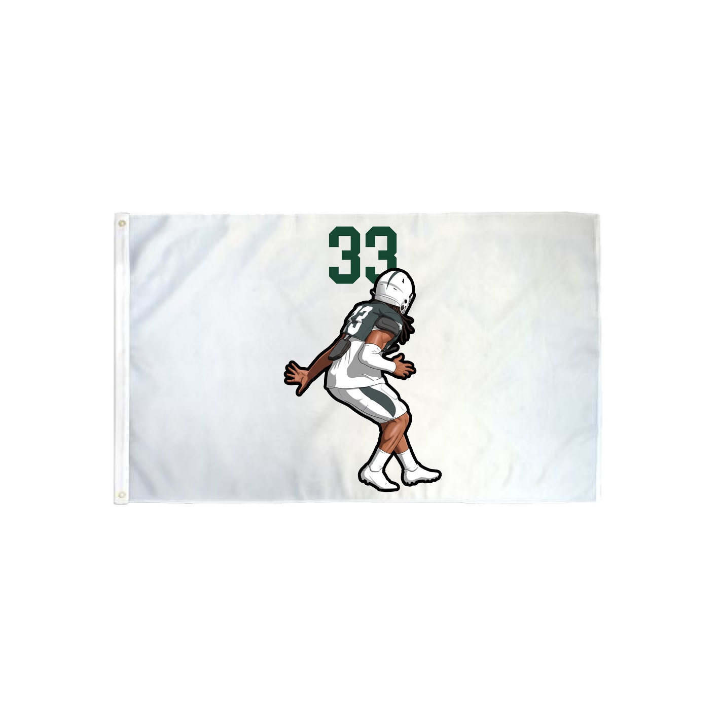 3x5 Flag — Number Top in Classic