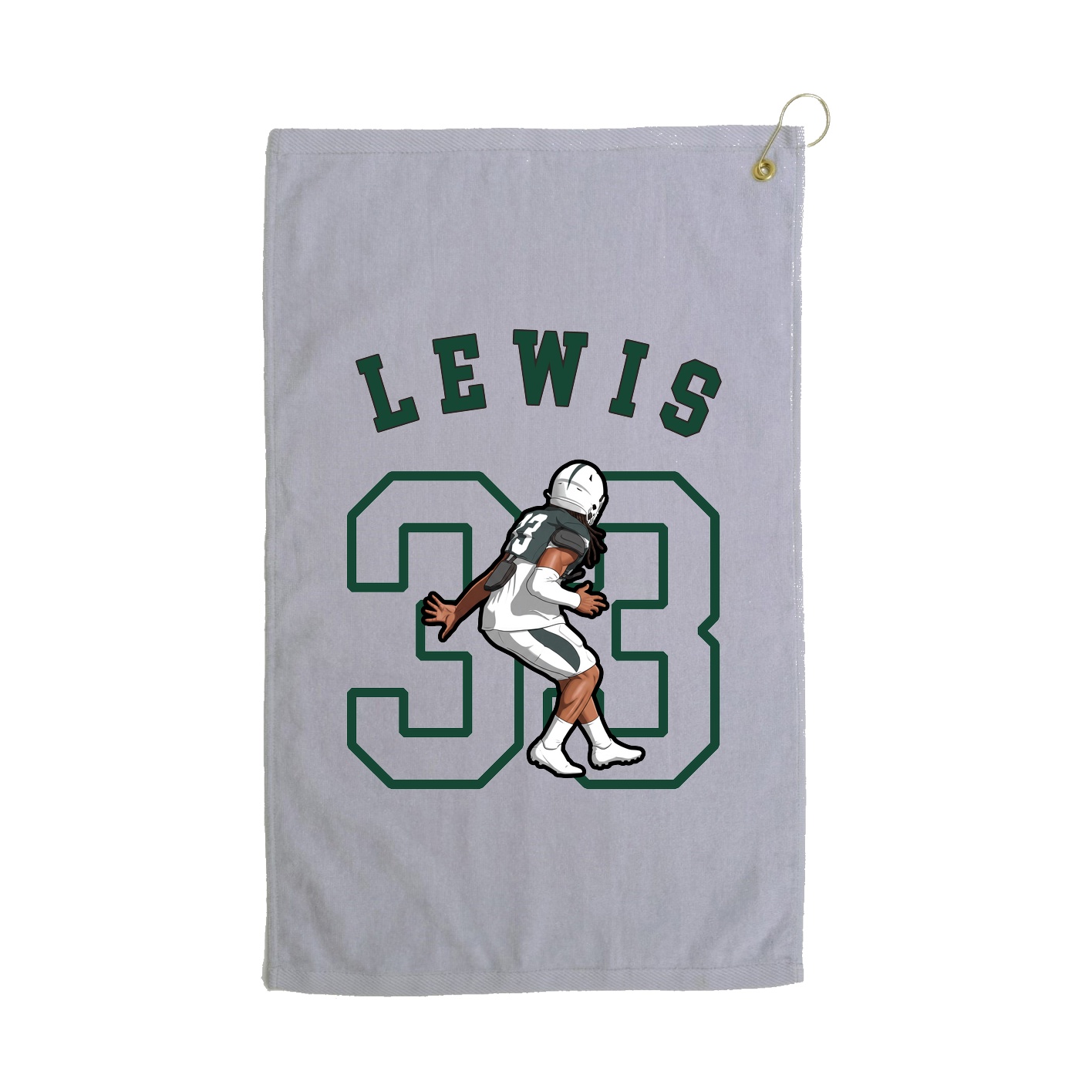 Golf Towel — Shirsey Arch in Grey