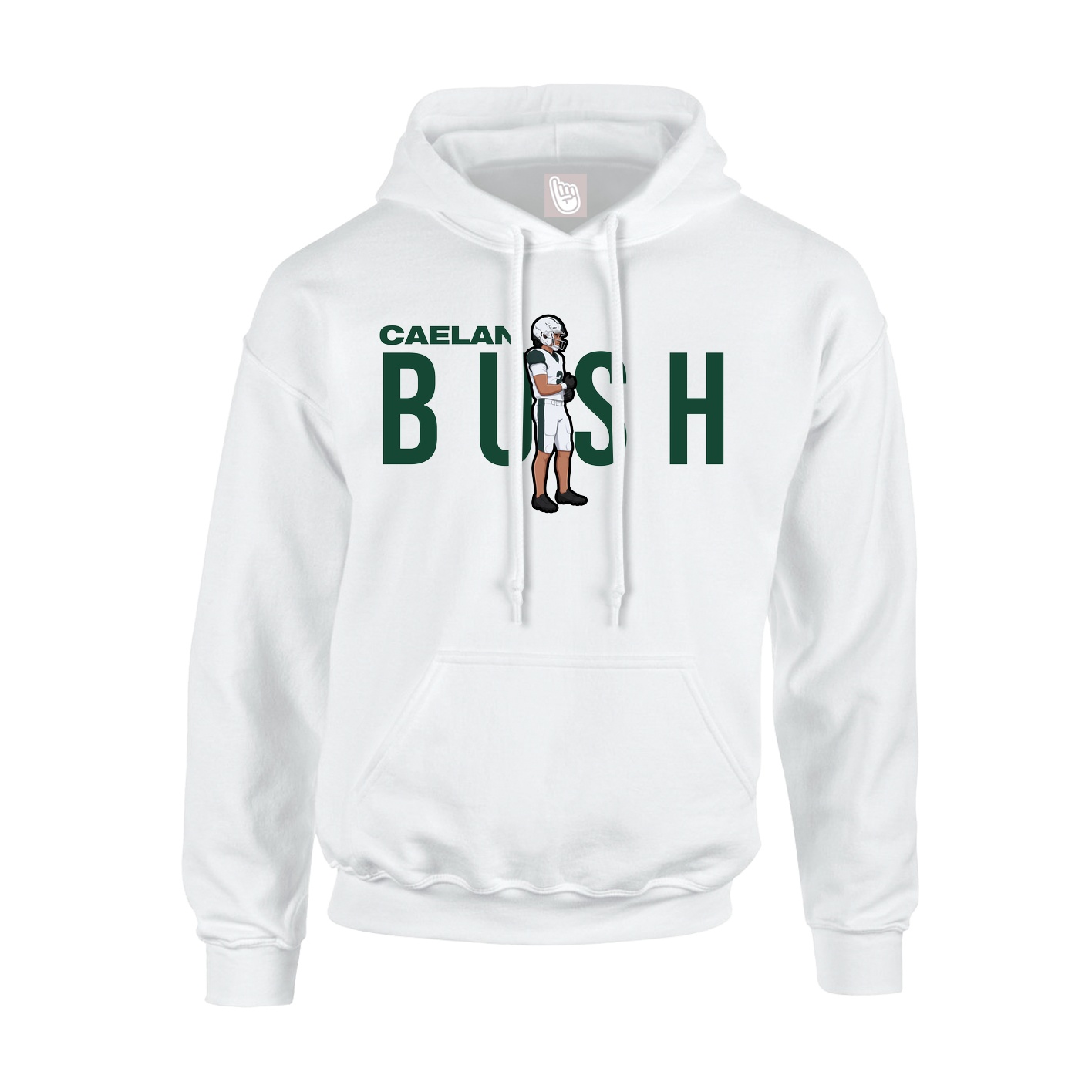 Hoodie — Player Name in White