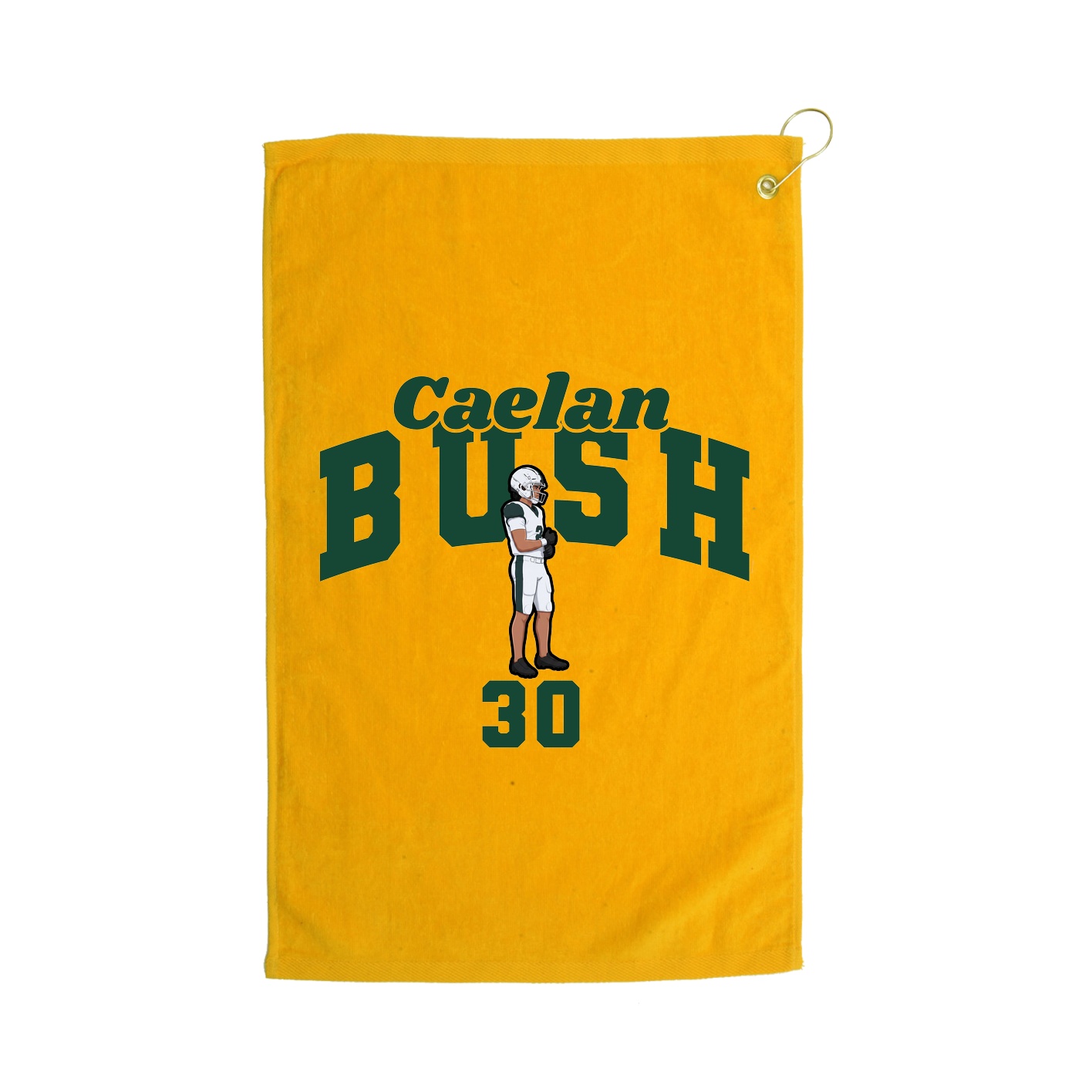 Golf Towel — Signature Arch in Gold