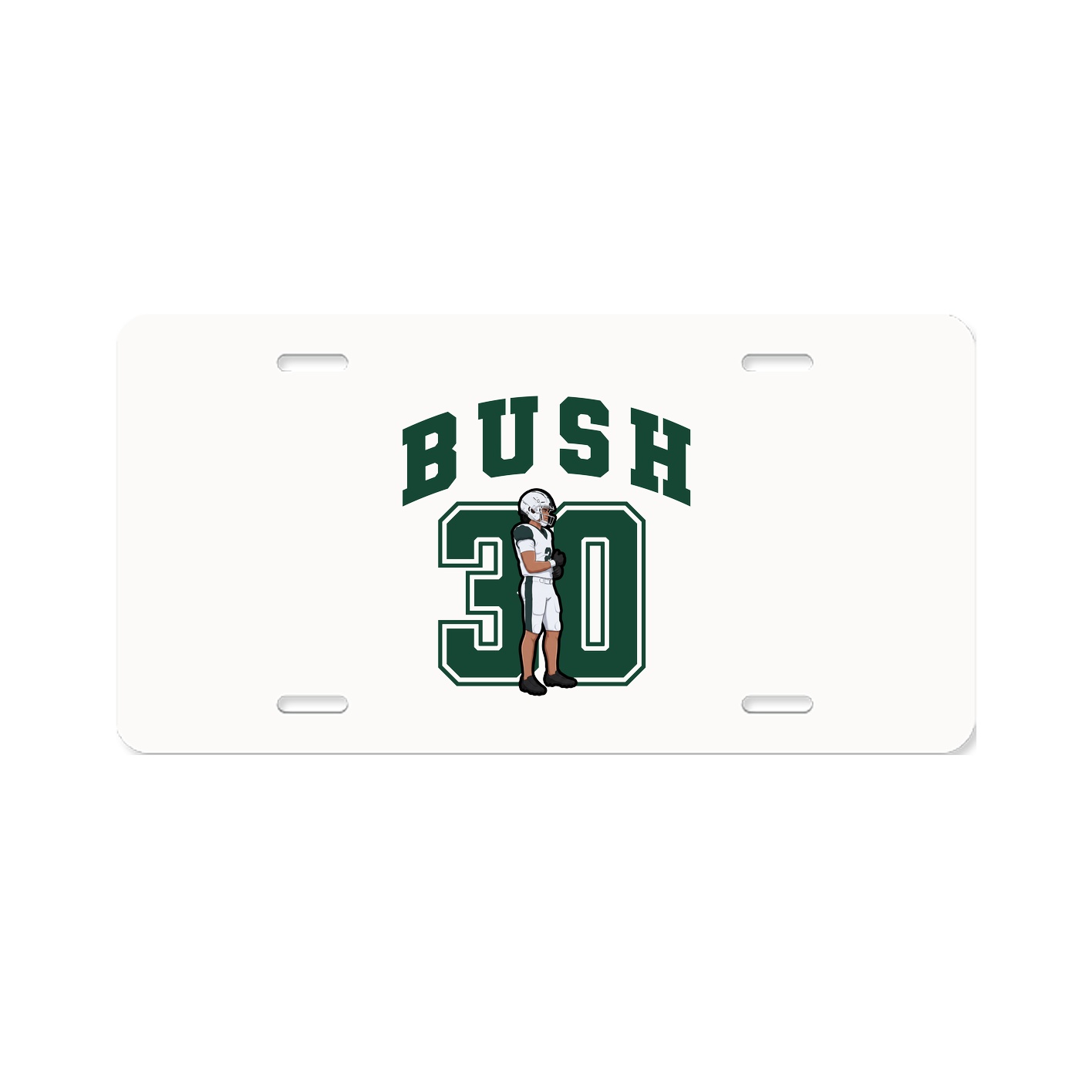 License Plate — Number in Classic