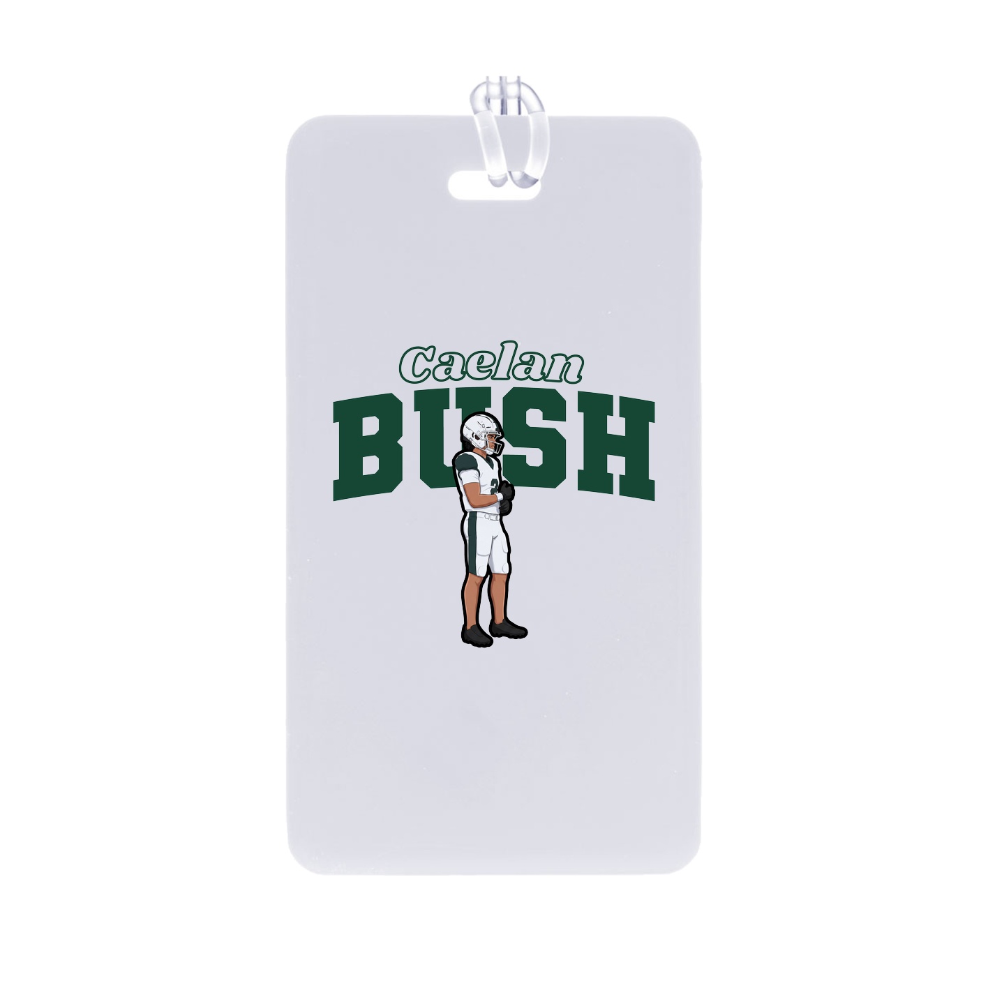 Bag Tag — Name Arch in Classic