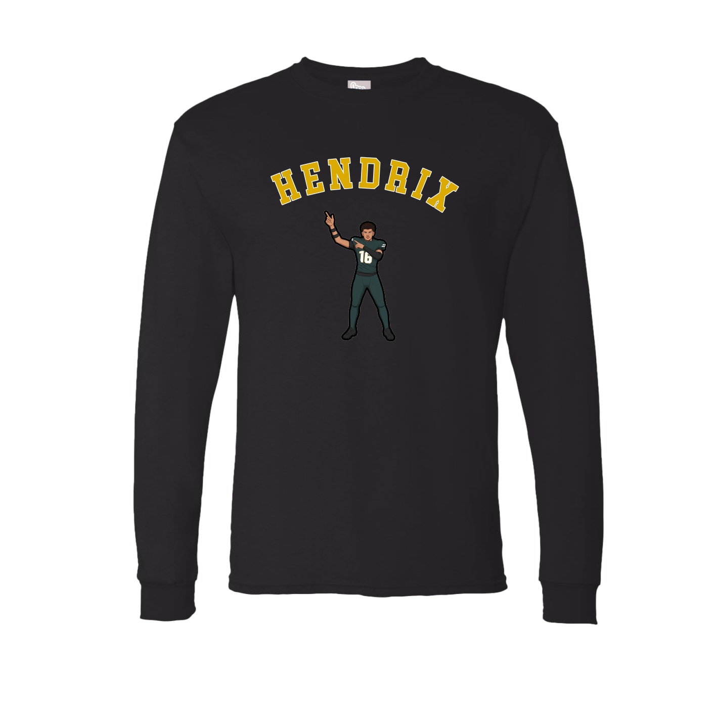 Long Sleeve Tee — Shirsey Arch in Black