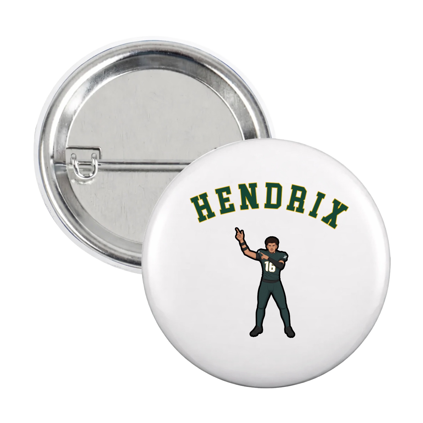 Game Day Button — Shirsey Arch in White