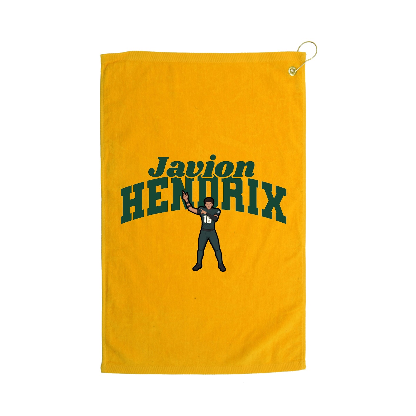 Golf Towel — Signature Arch in Gold