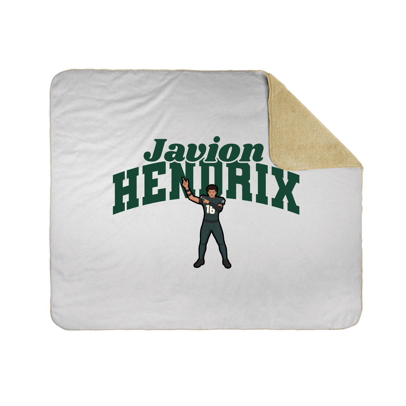 Throw Blanket — Signature Arch in White