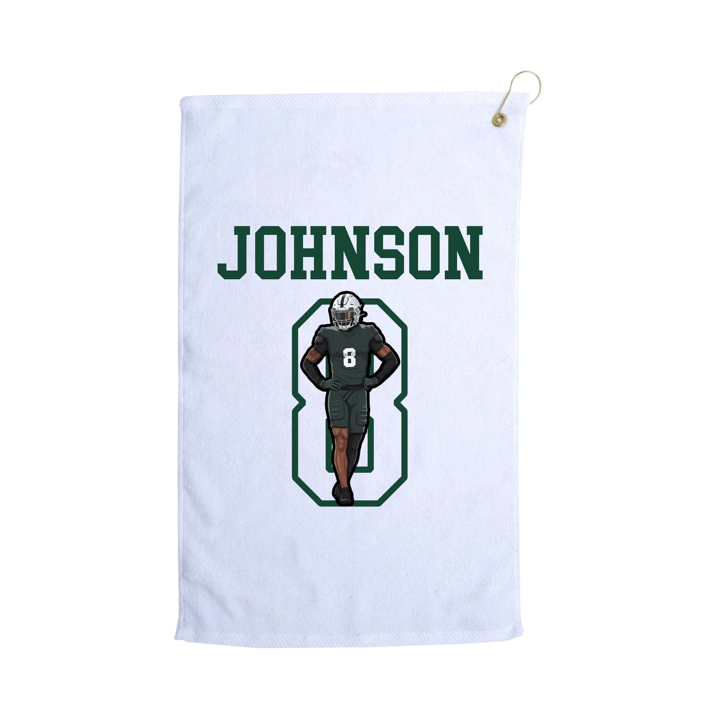 Golf Towel — Shirsey in White