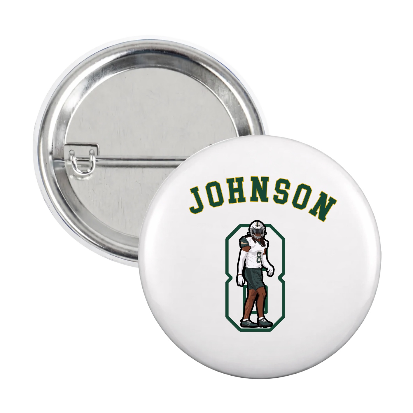 Game Day Button — Shirsey Arch in White