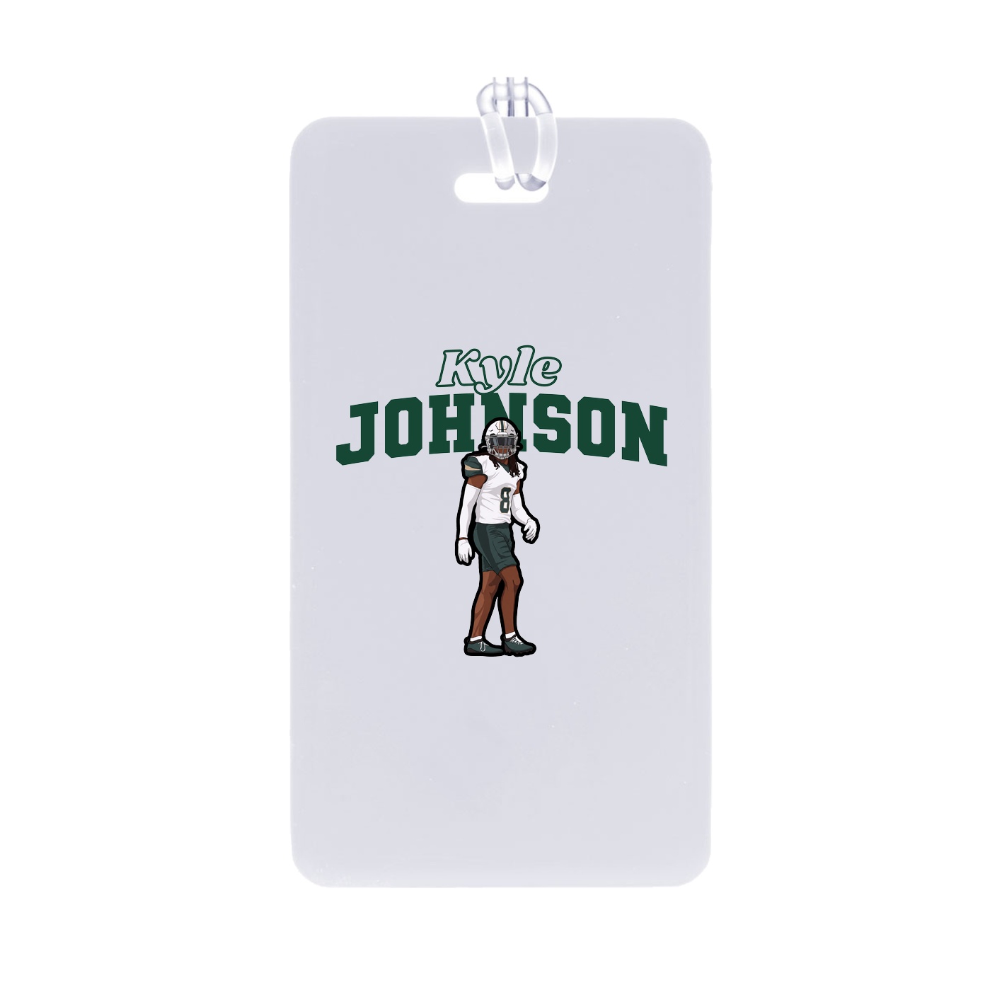 Bag Tag — Name Arch in Classic