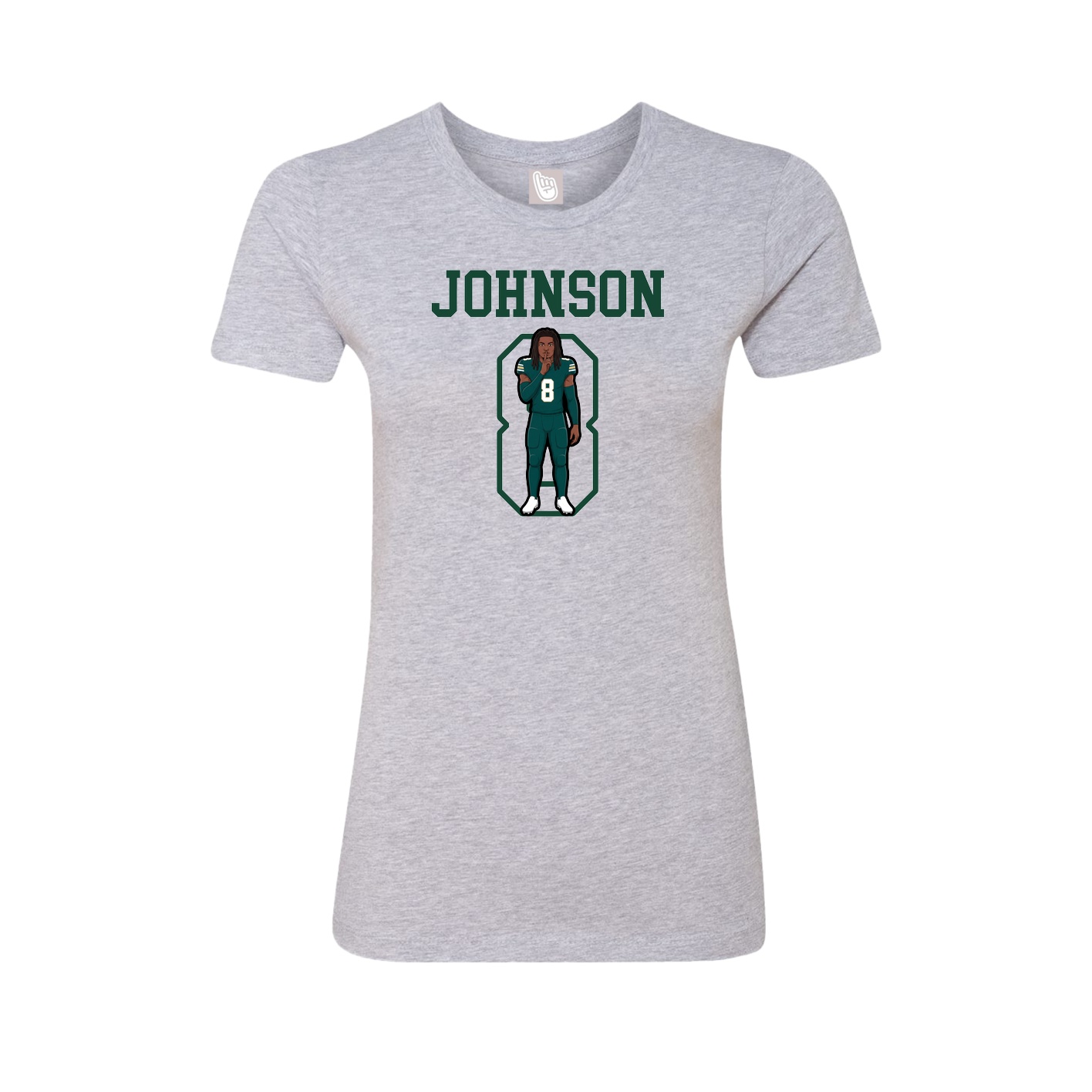 Fitted Women's Tee — Shirsey in Grey