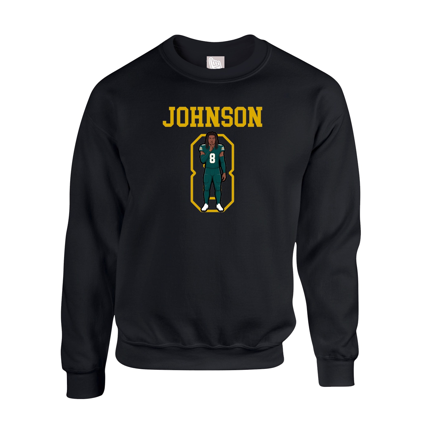 Fleece Crew — Shirsey in Black