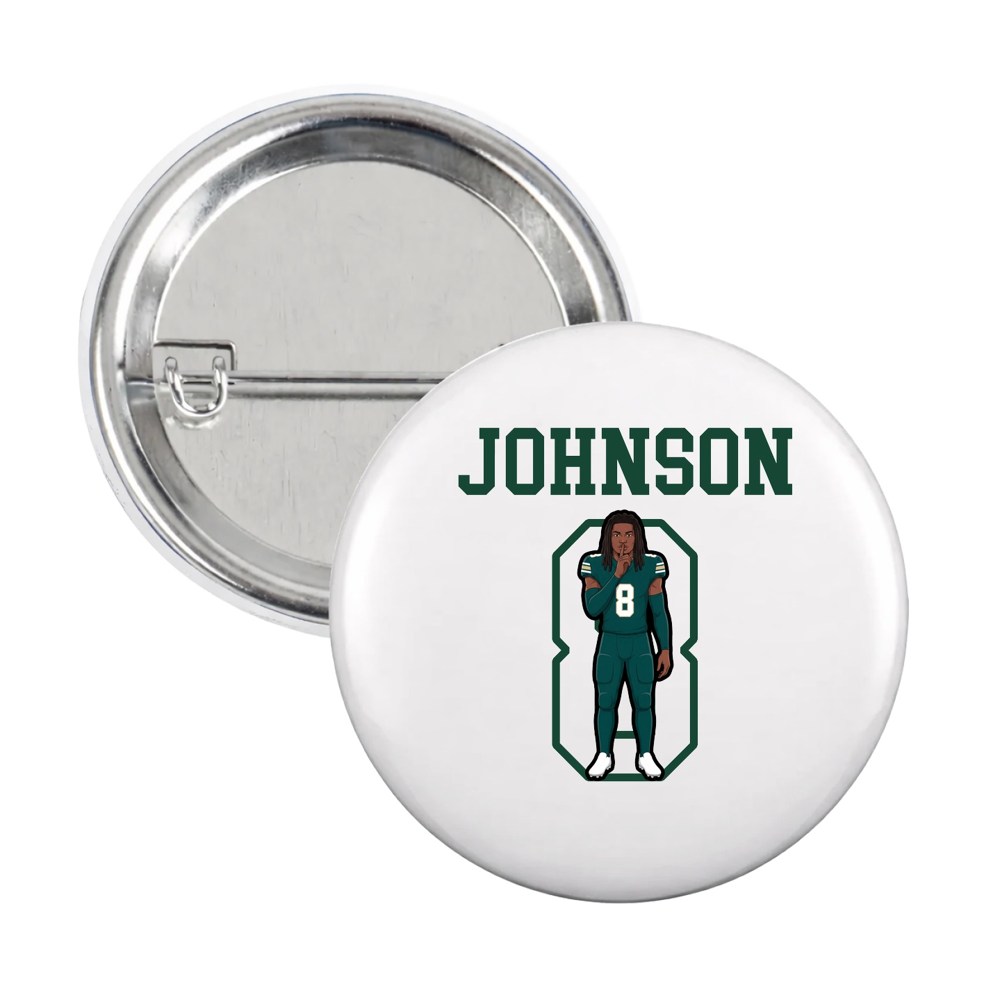 Game Day Button — Shirsey in White