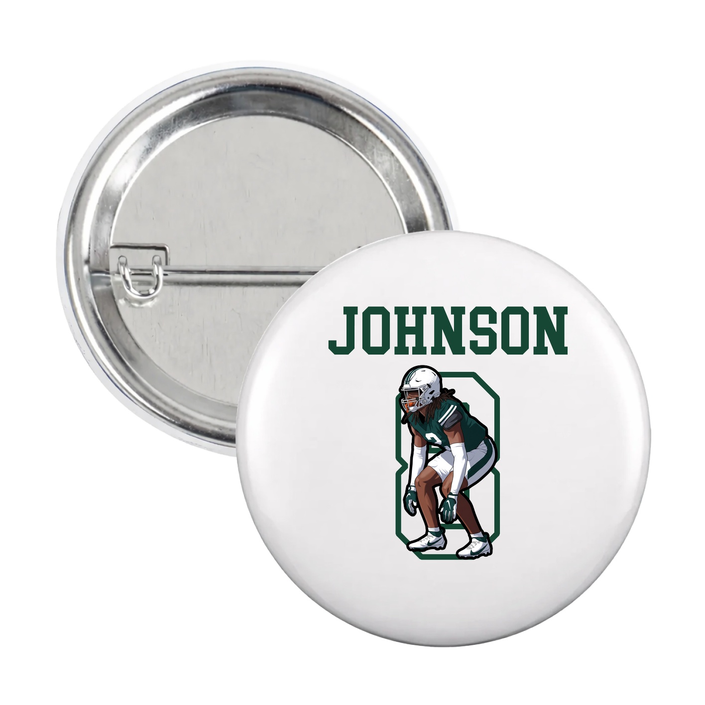 Game Day Button — Shirsey in White