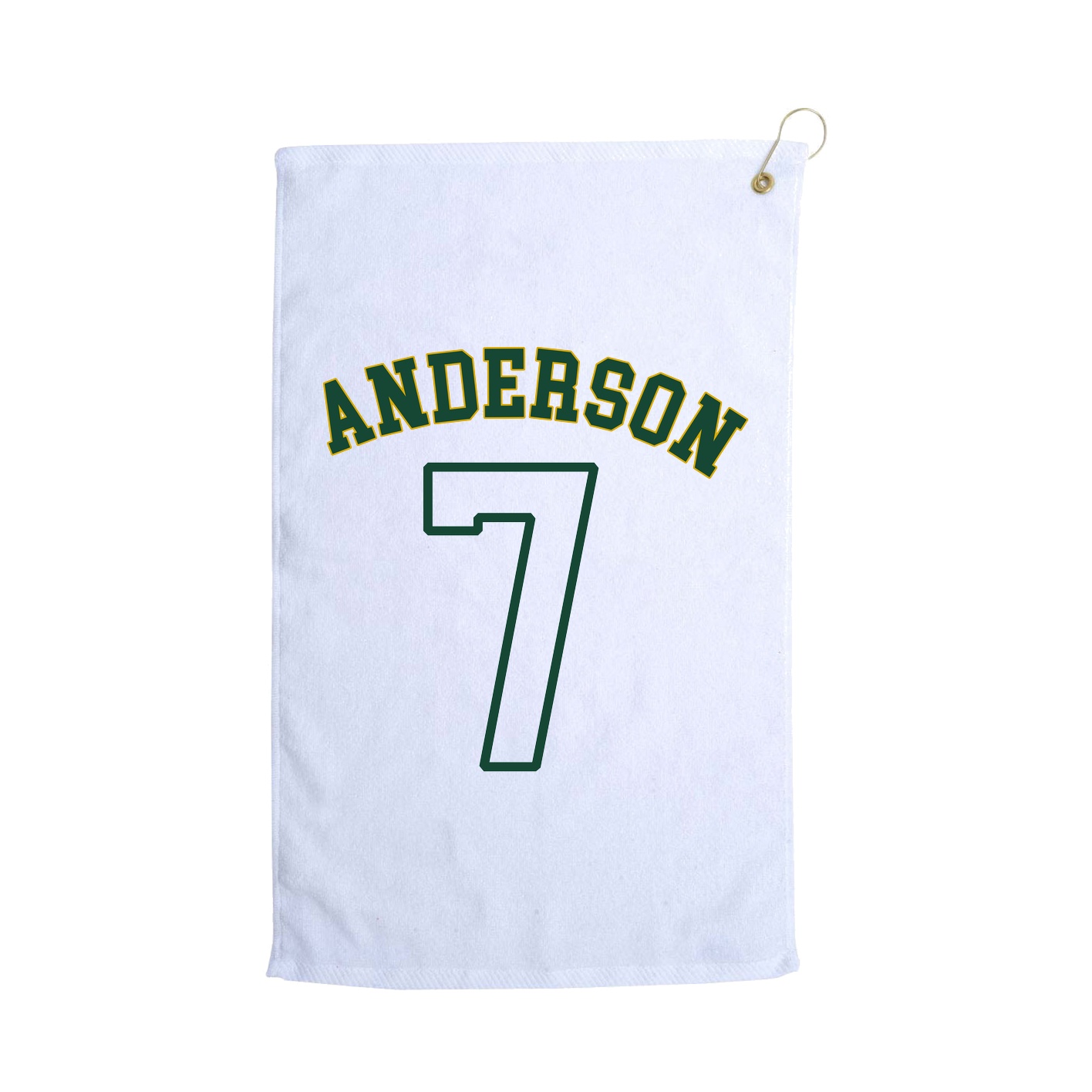 Golf Towel — Shirsey Arch in White