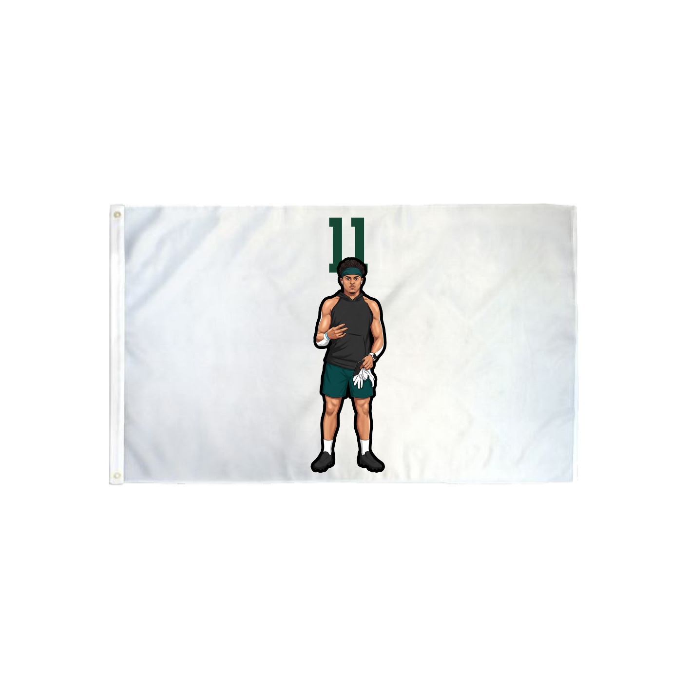 3x5 Flag — Number Top in Classic