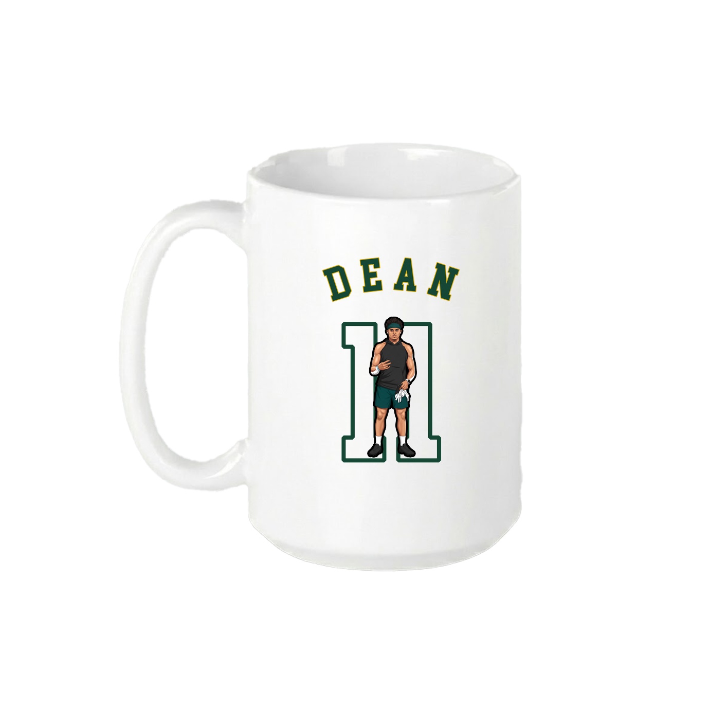 15oz Coffee Mug — Shirsey Arch in White
