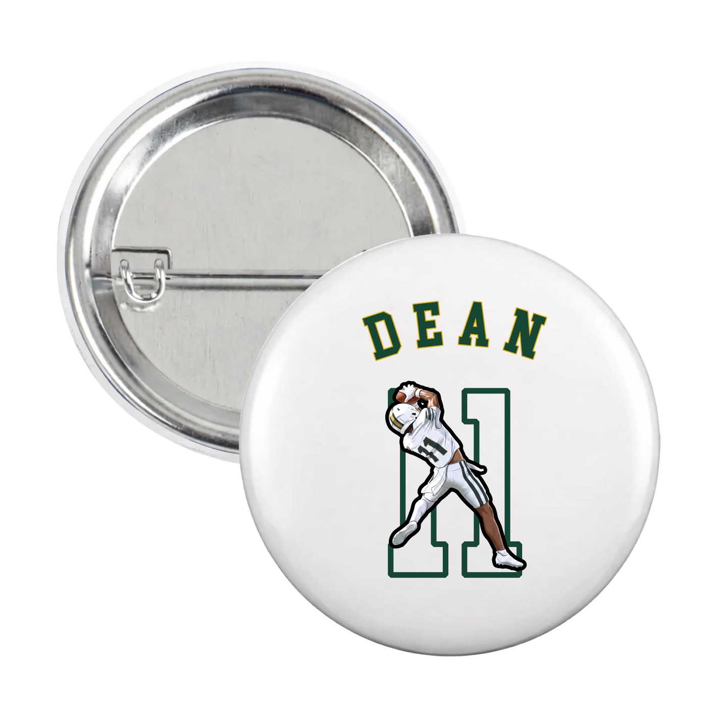 Game Day Button — Shirsey Arch in White