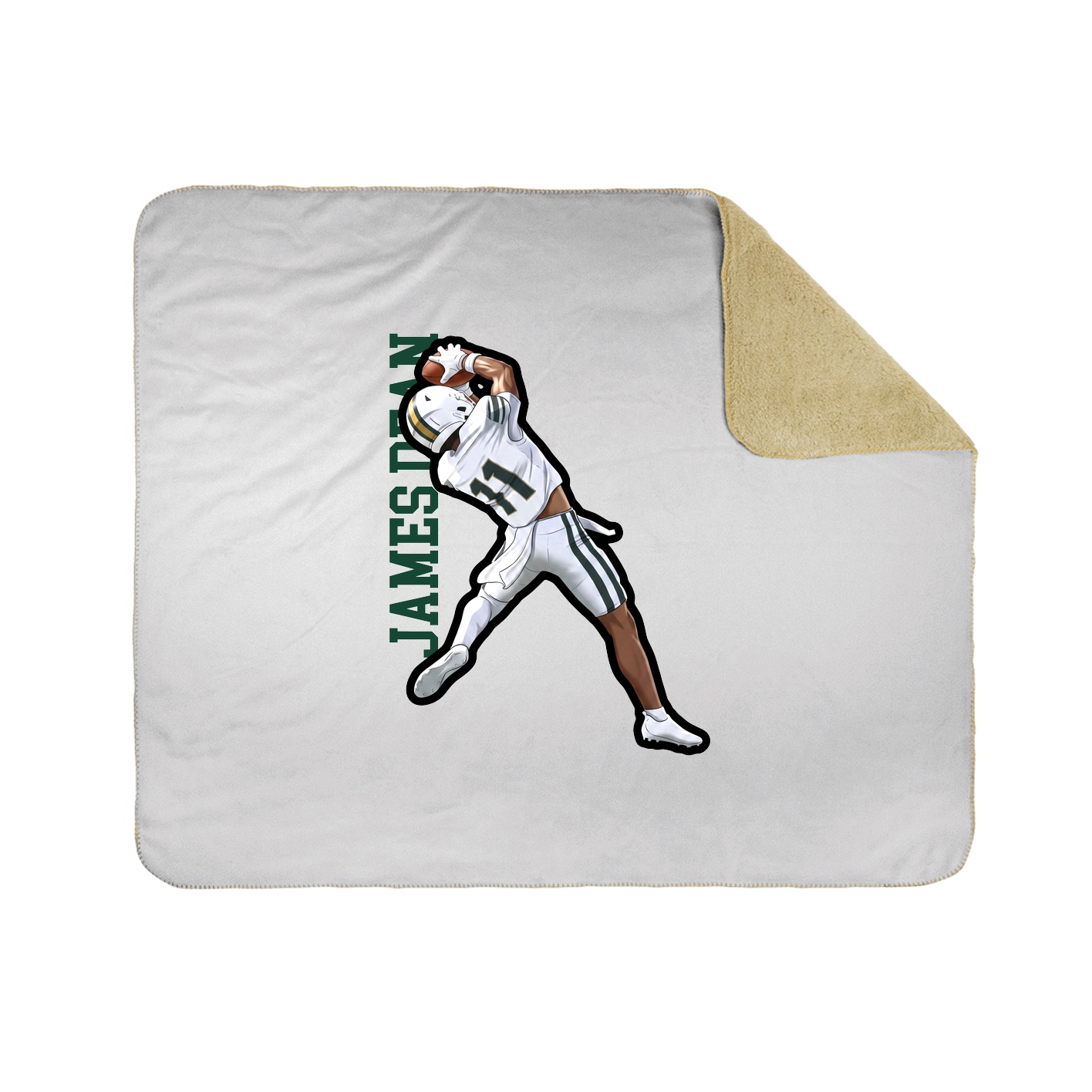 50x60 Sherpa Lined Throw Blanket