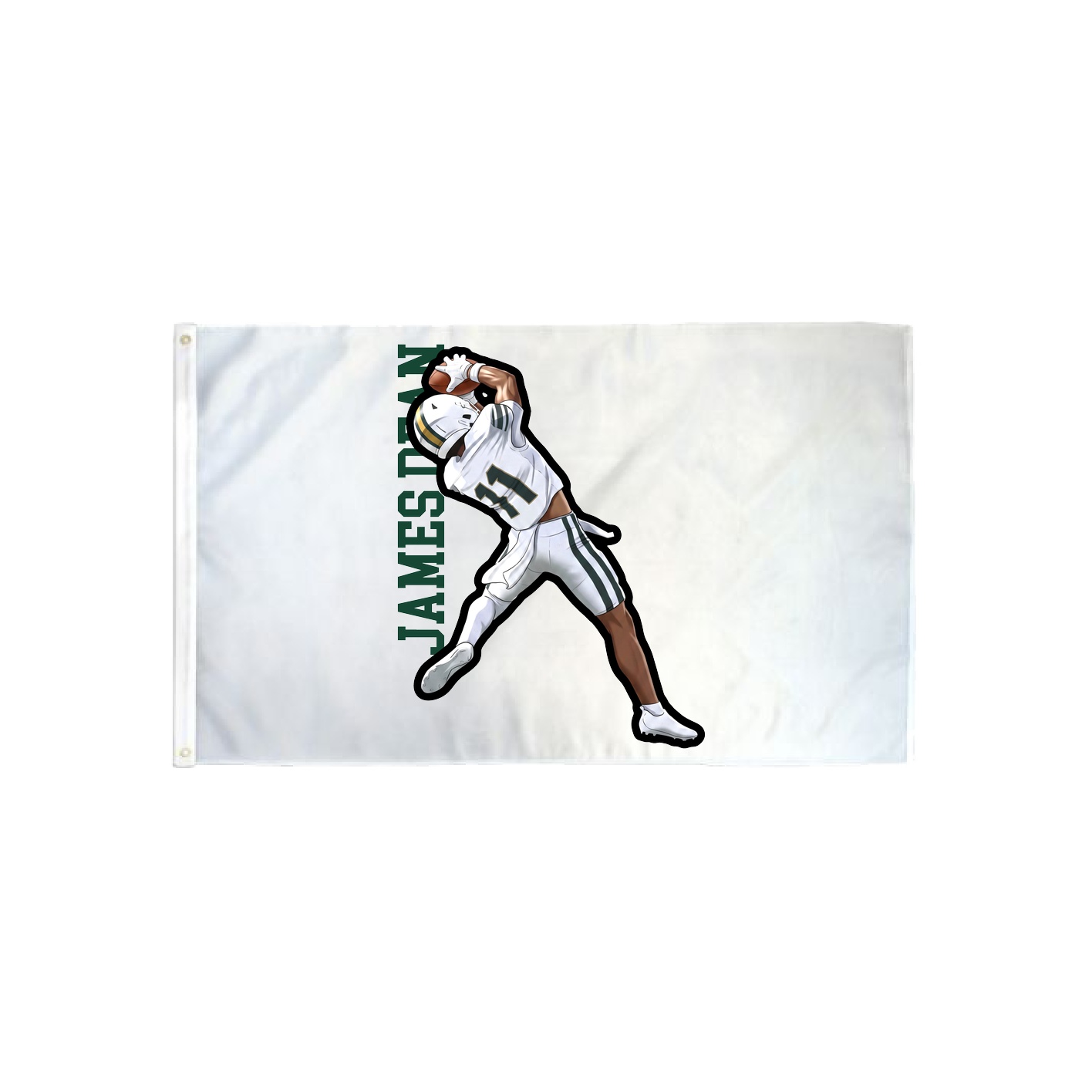 3x5 Flag — Name Vertical in Classic
