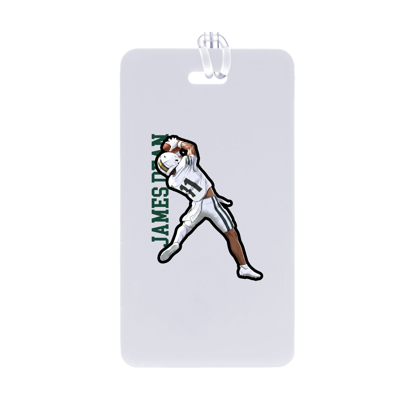 Bag Tag — Name Vertical in Classic