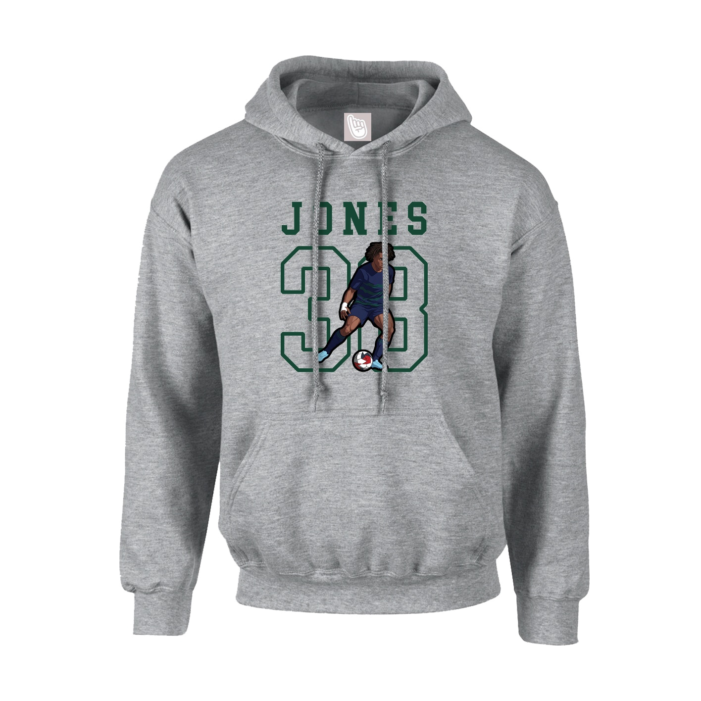Hoodie — Shirsey in Grey