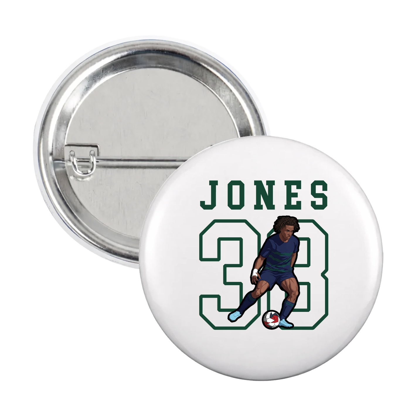Game Day Button — Shirsey in White