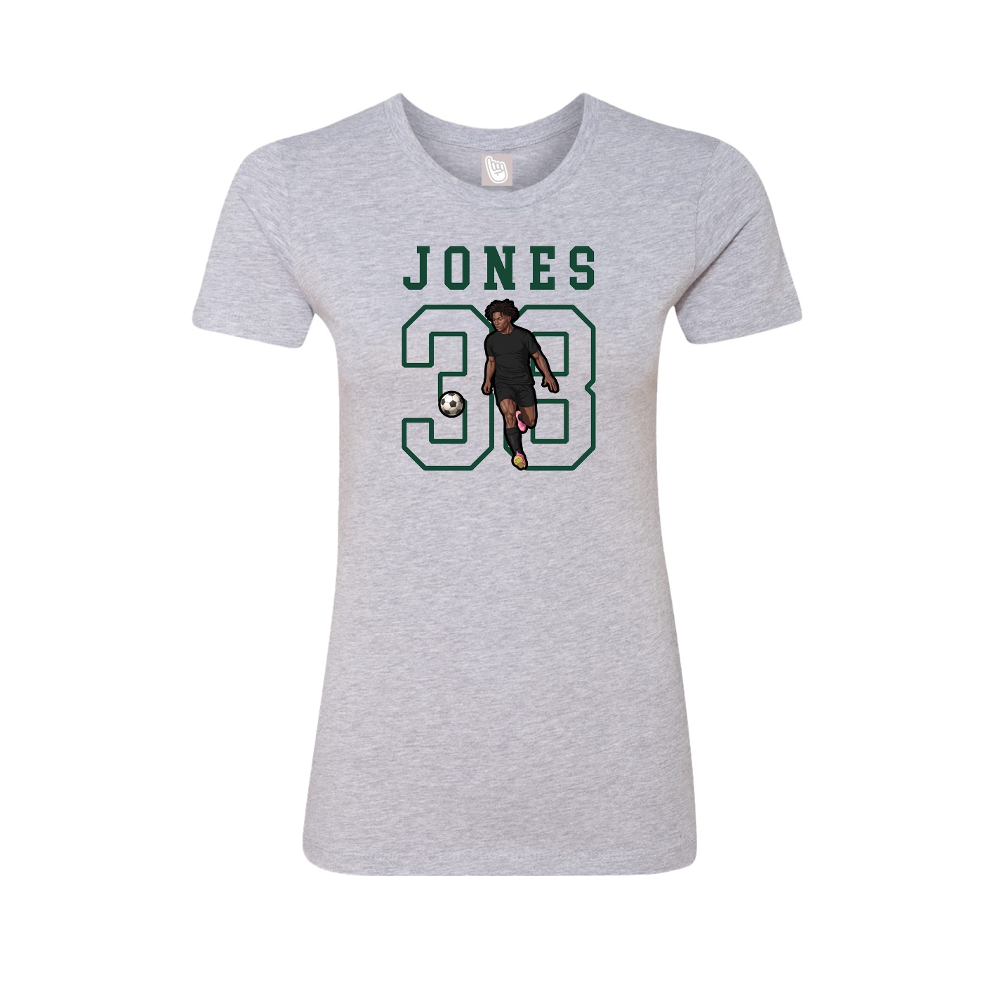 Fitted Women's Tee — Shirsey in Grey