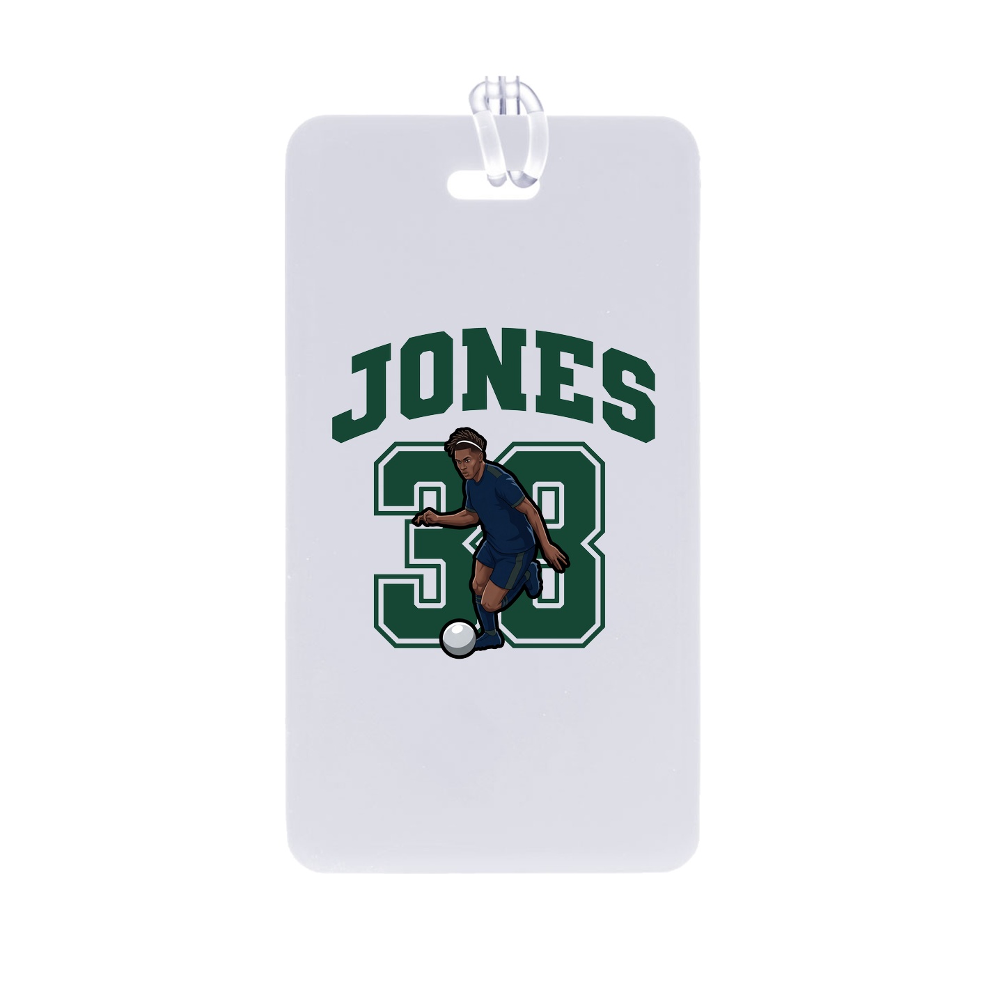 Bag Tag — Number in Classic