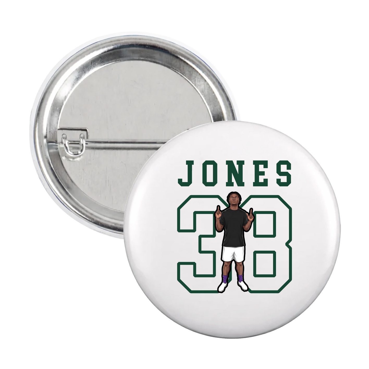 Game Day Button — Shirsey in White