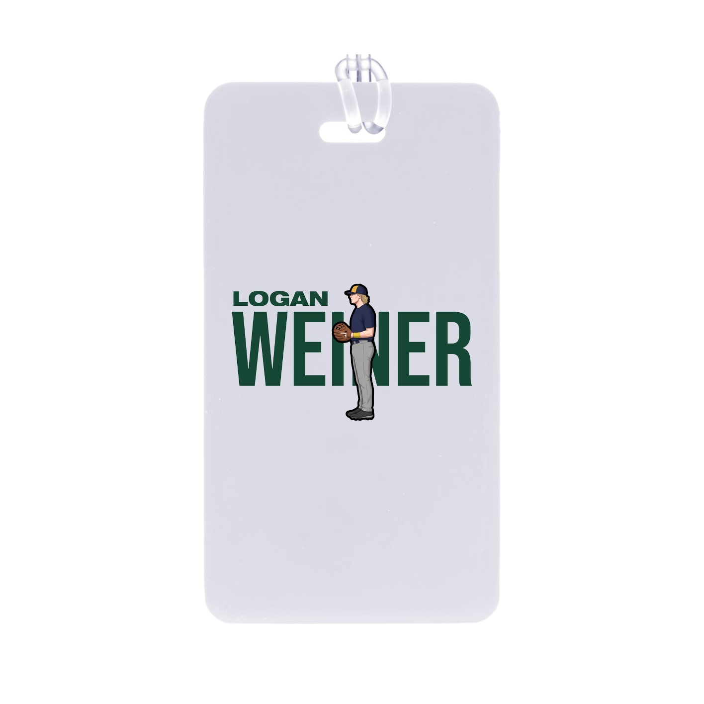 Bag Tag — Player Name in Classic