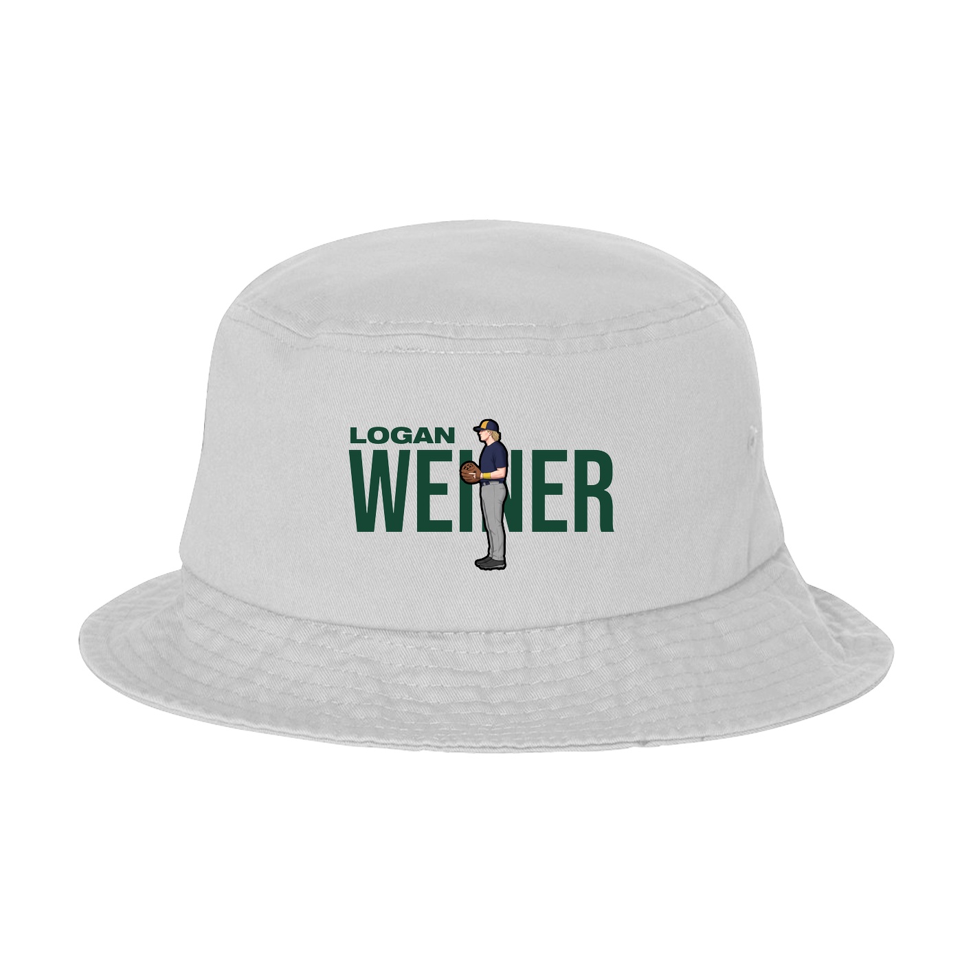 Bucket Cap — Player Name in White