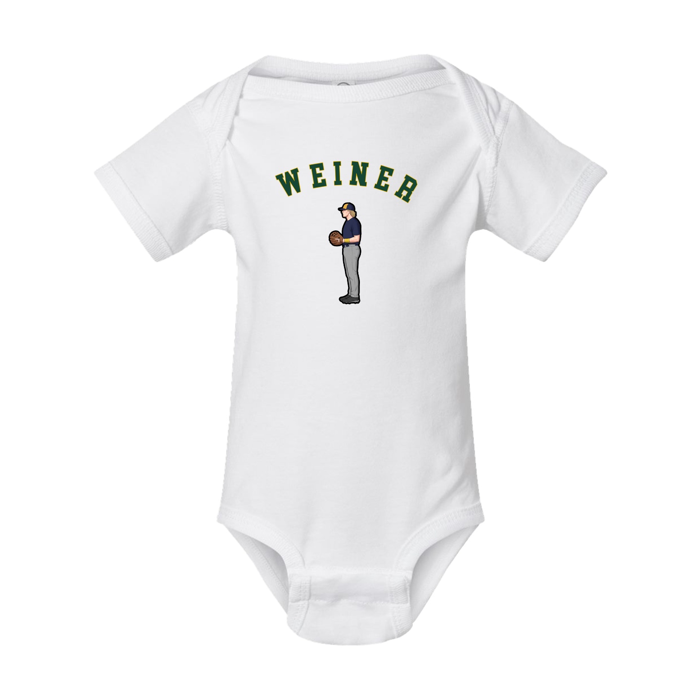 Baby Onesie — Shirsey Arch in White