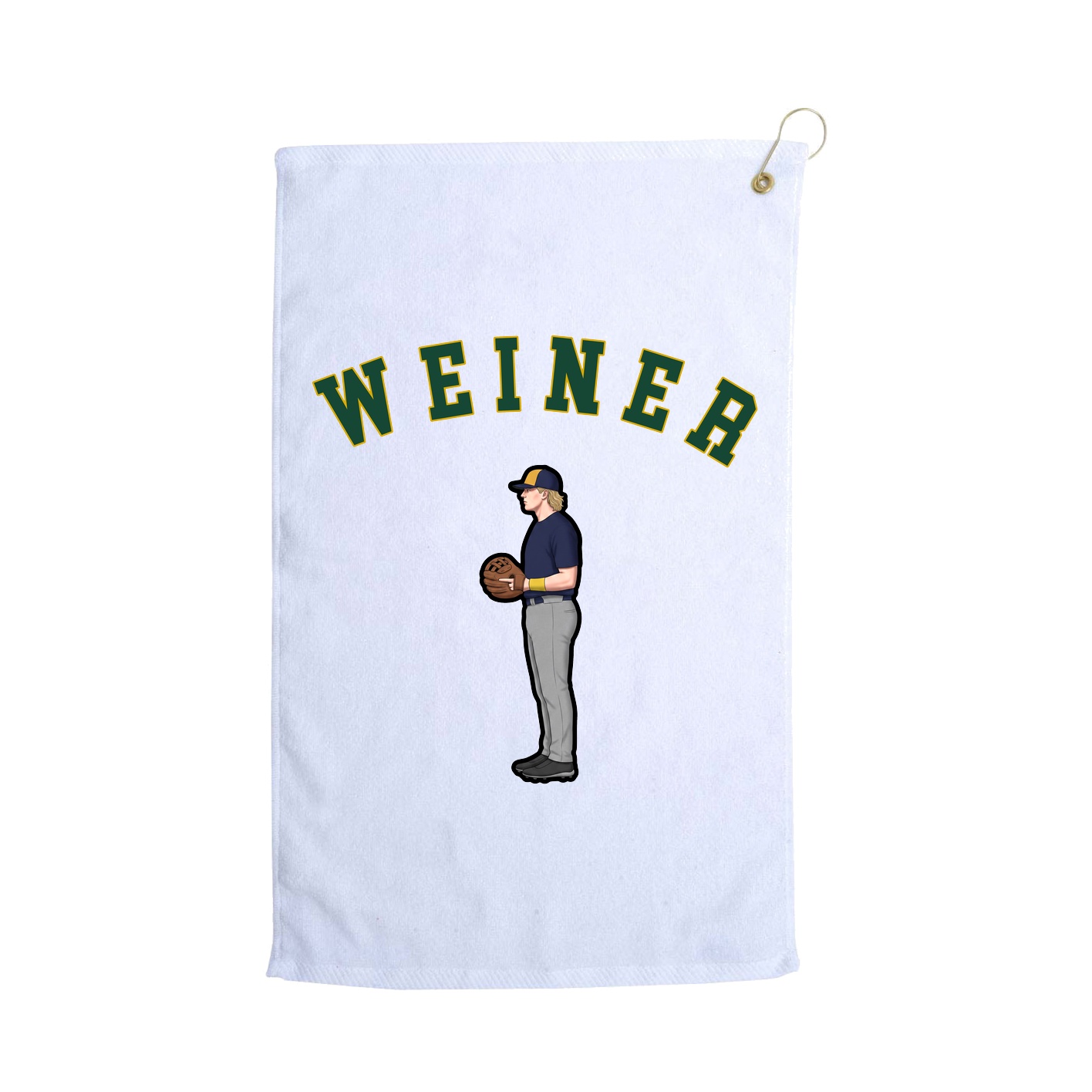 Golf Towel — Shirsey Arch in White